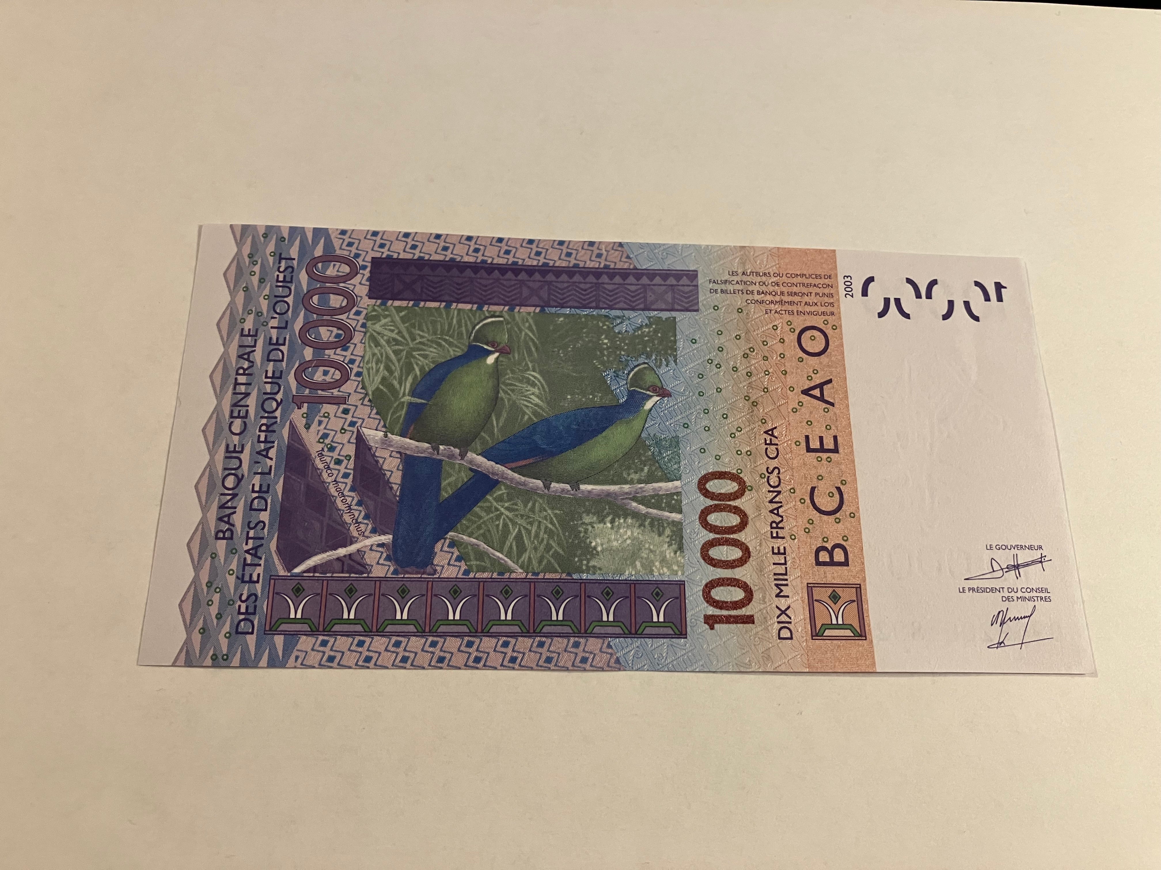 10000 Francs WestAfrica