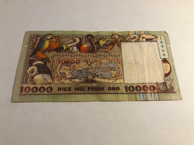 10000 diez mil pesos Colombia