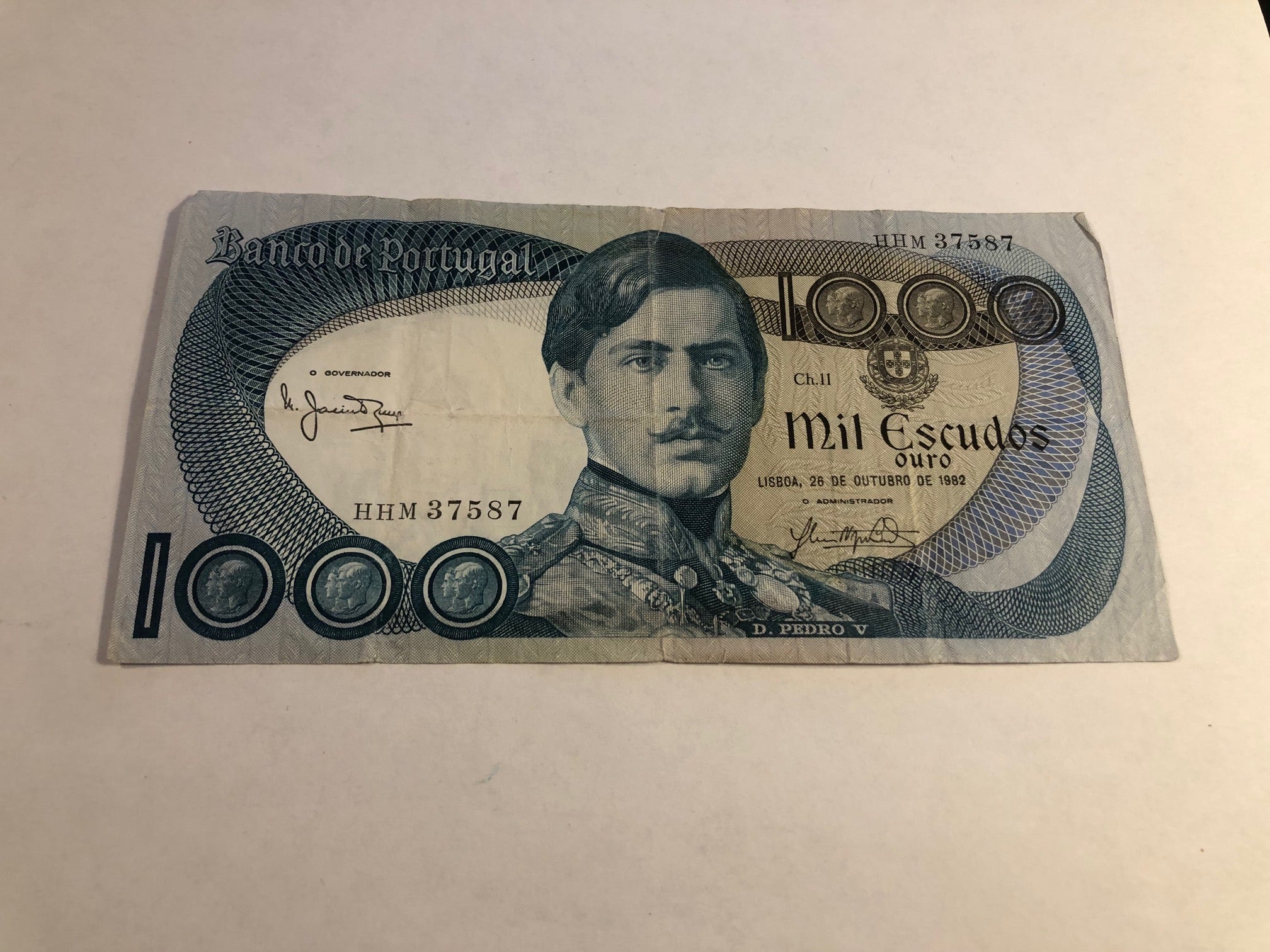 1000 Mil Escudos 1982 Portugal