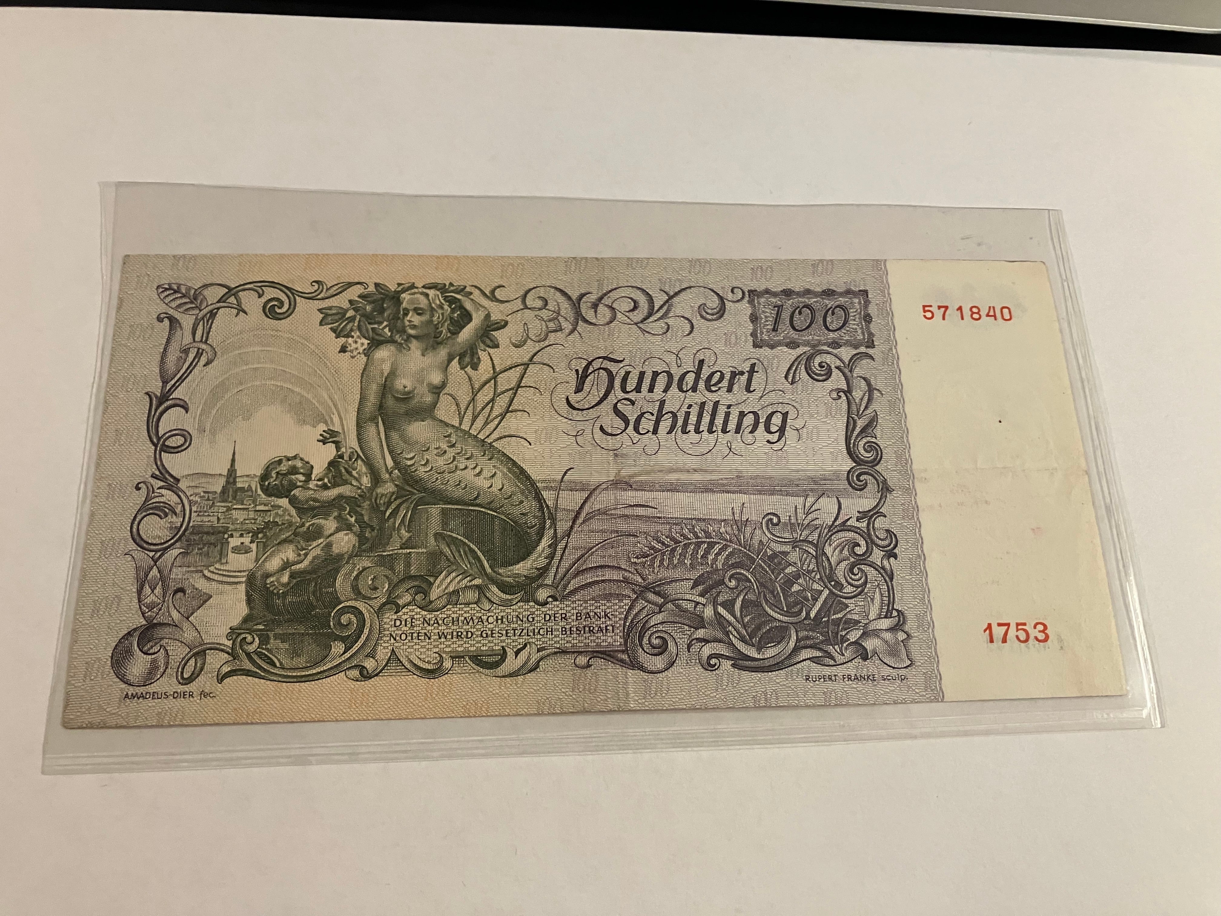 100 Schilling Austria 1949