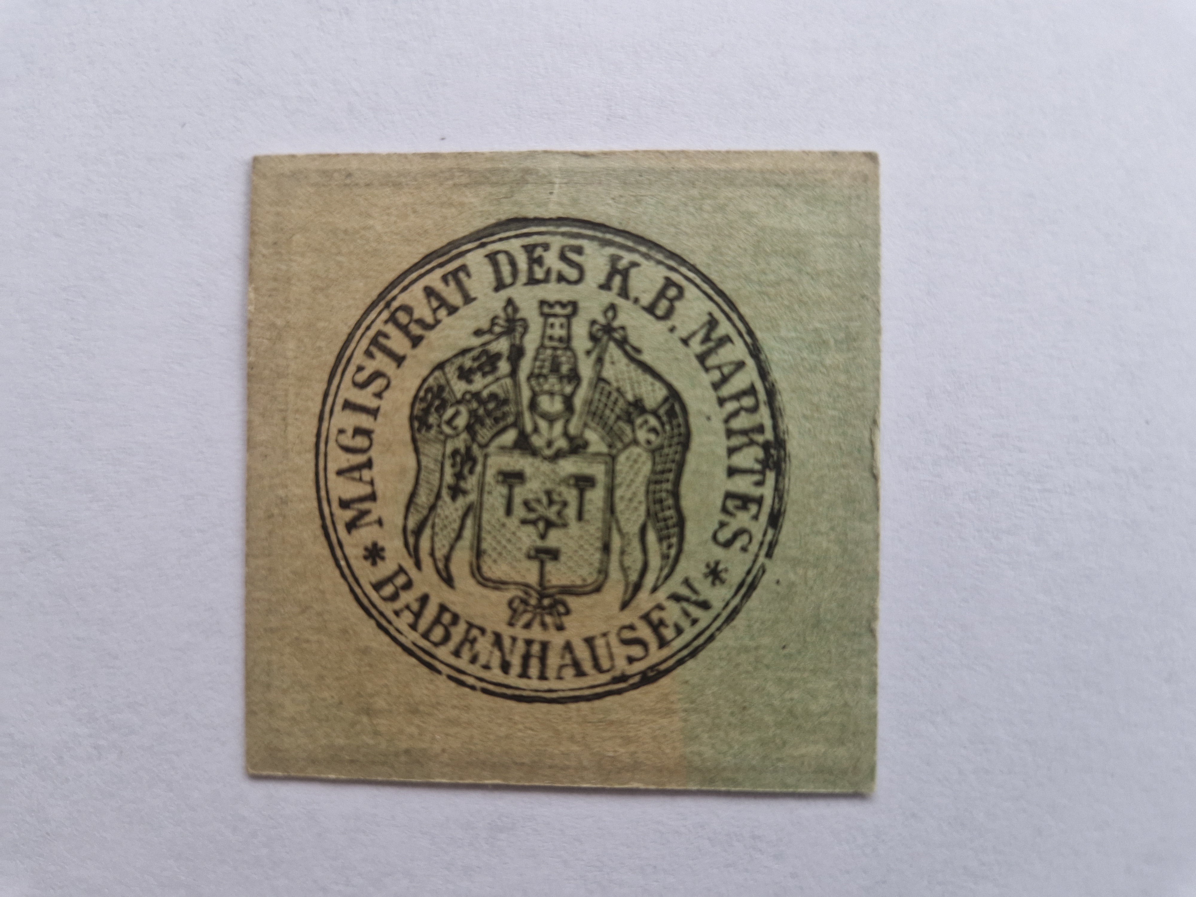 50 Pfennig Babenhaufen Notgeld Germany