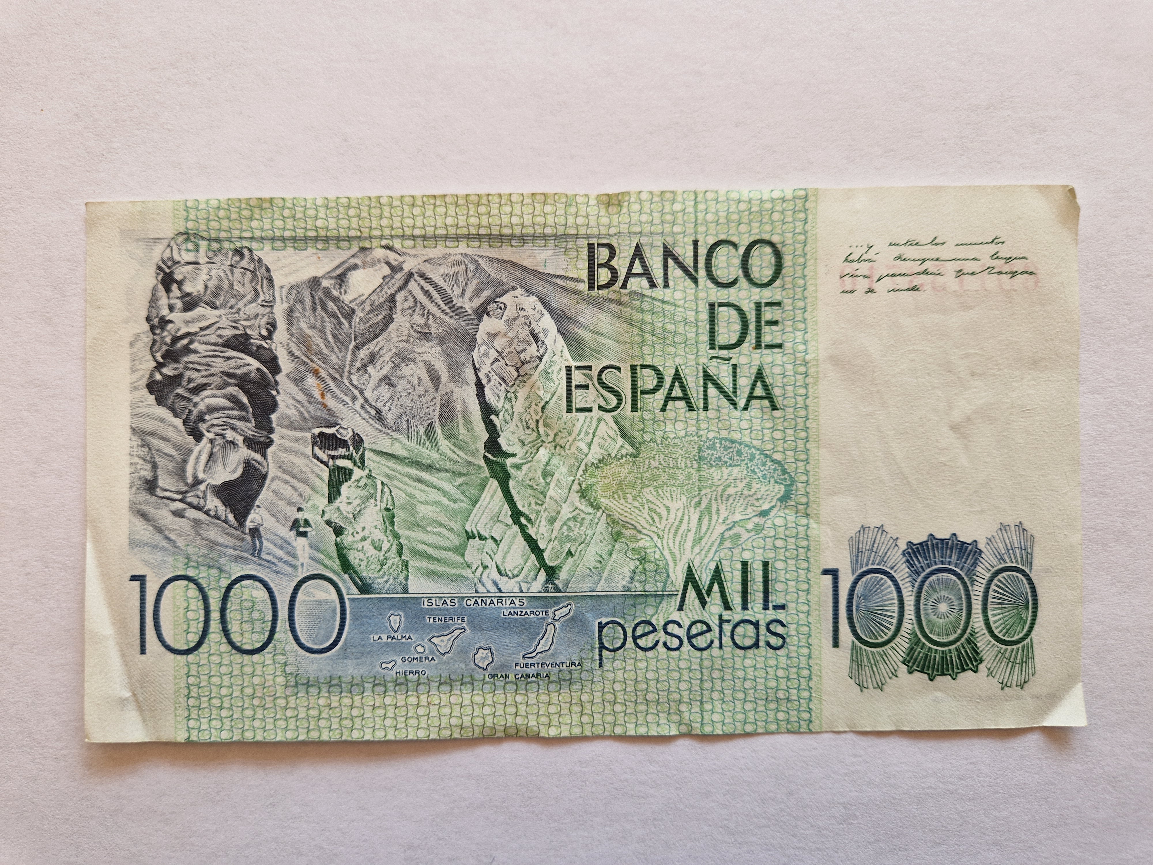 1000 Pesetas Spain 1979
