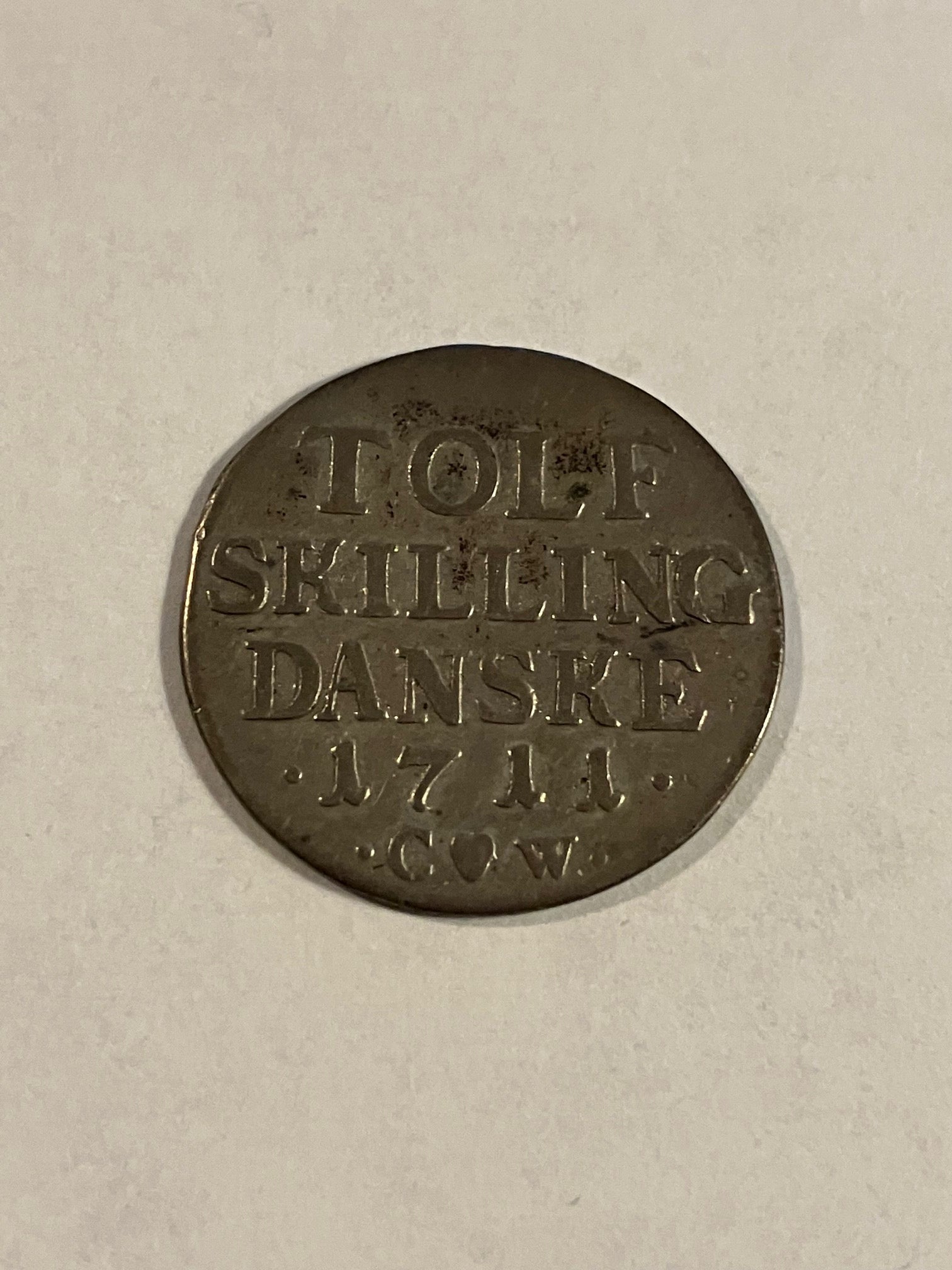 12 Skilling 1711 Danmark
