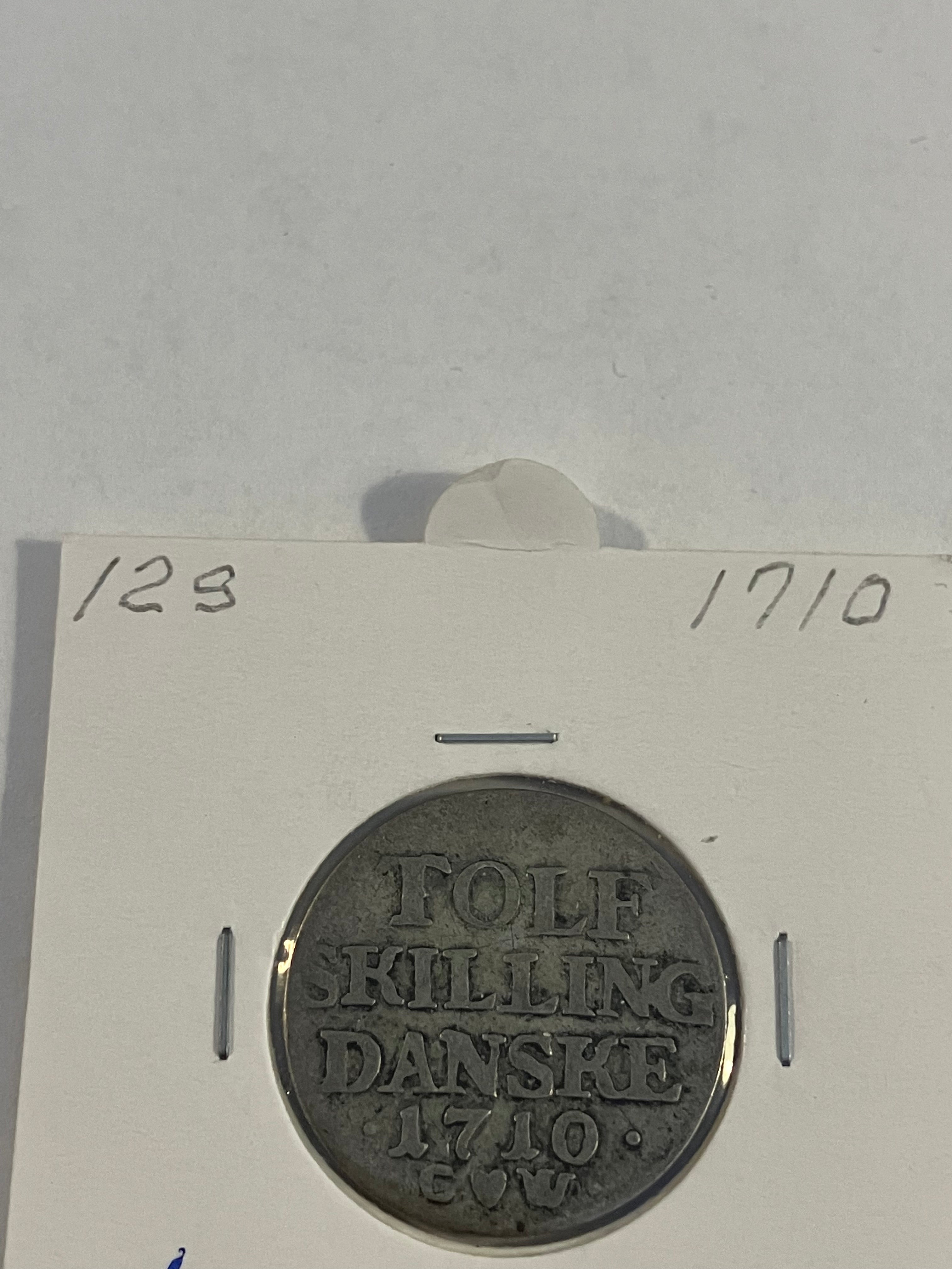 12 skilling 1710 Denmark