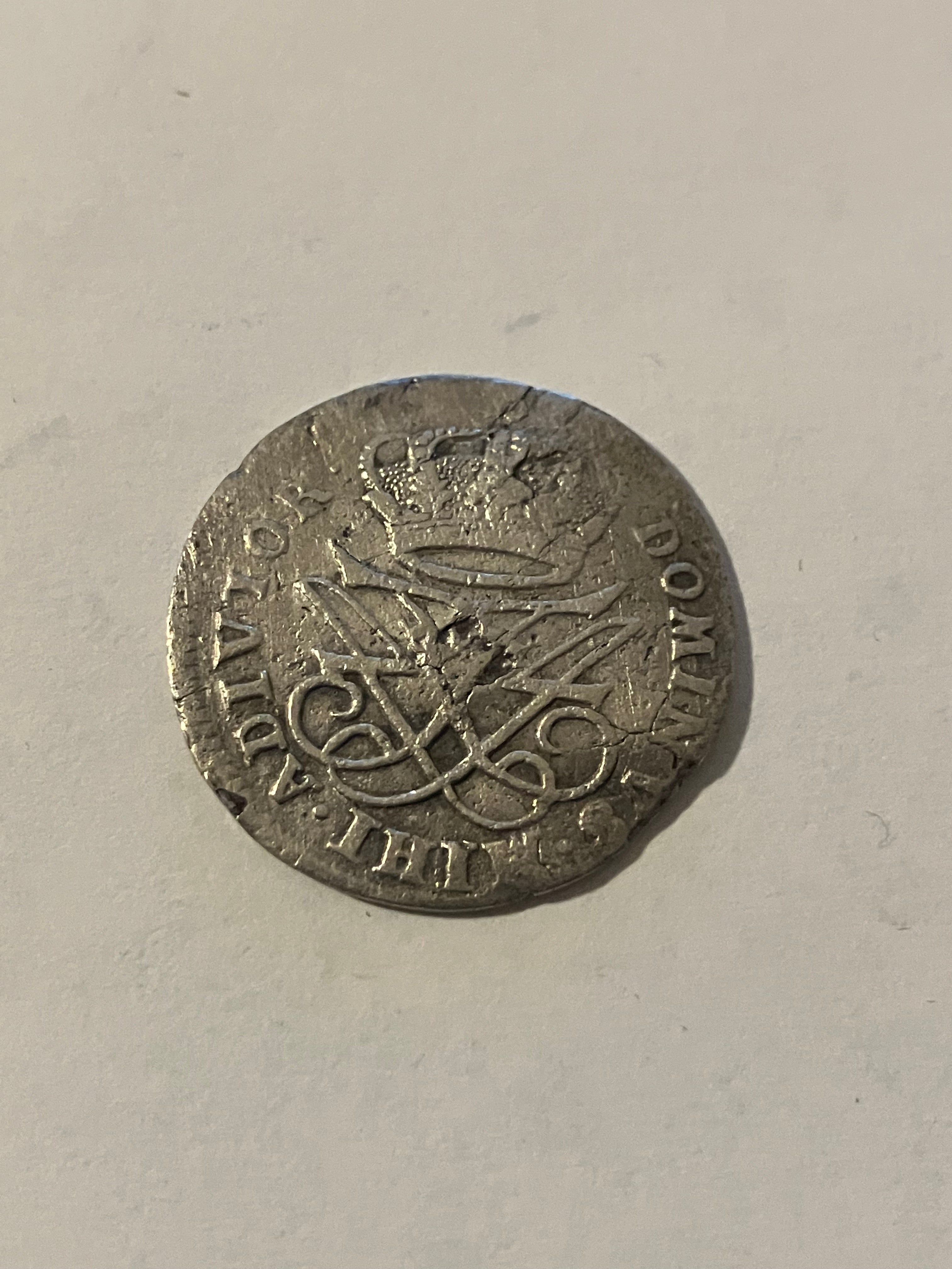12 skilling 1717 Denmark