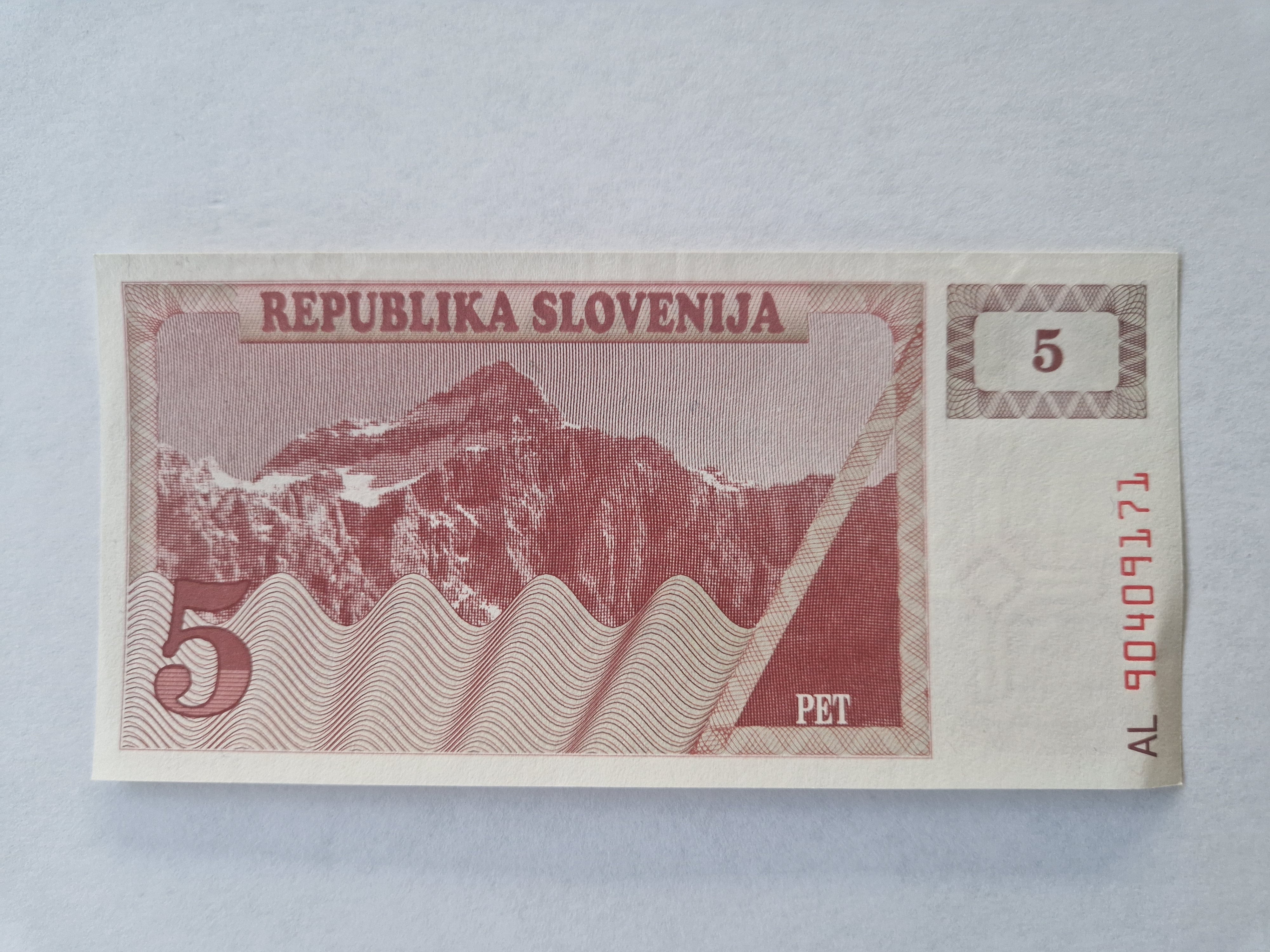 5 Tolarjev Slovenia