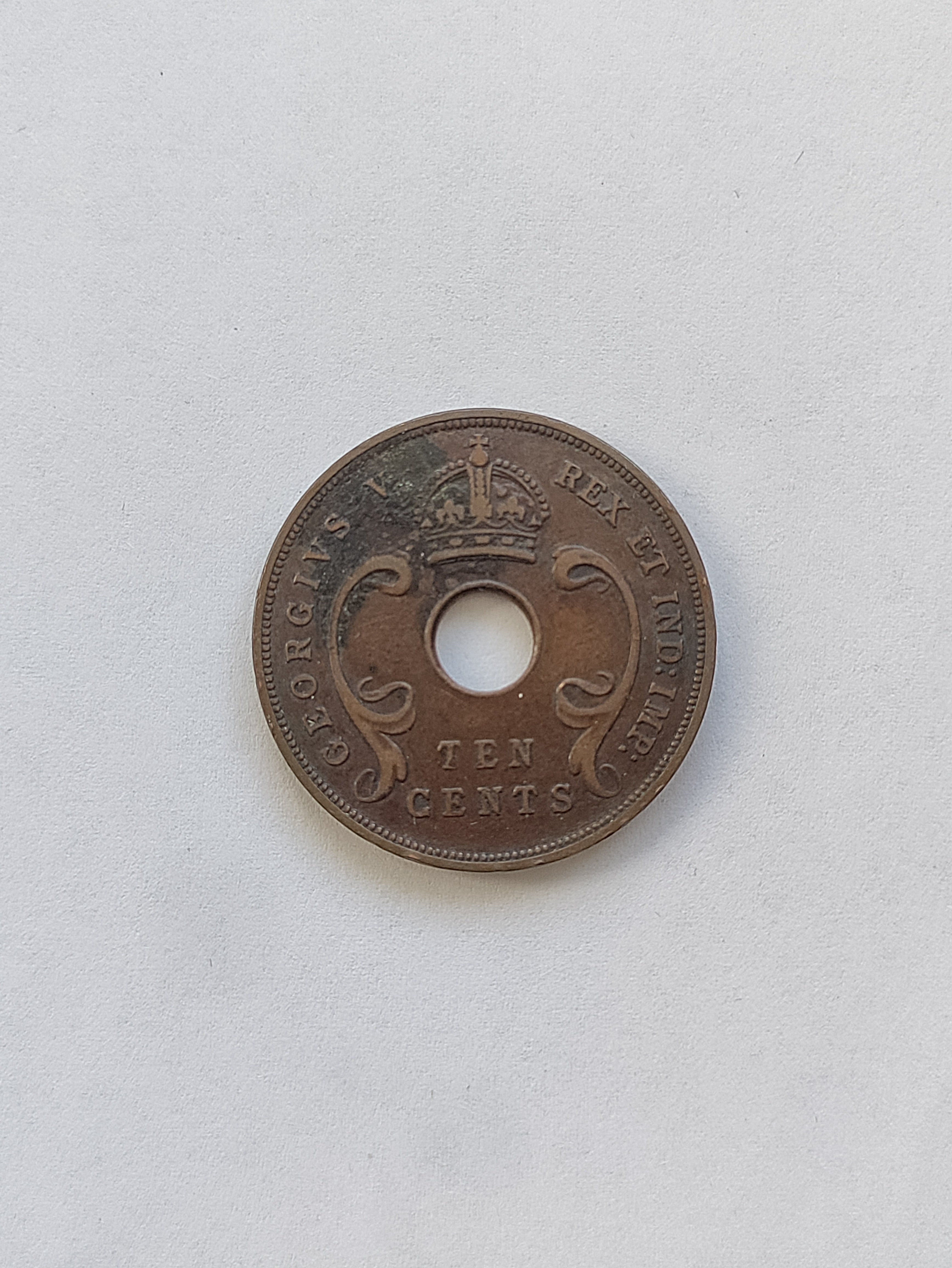 10 Cents East Africa 1933