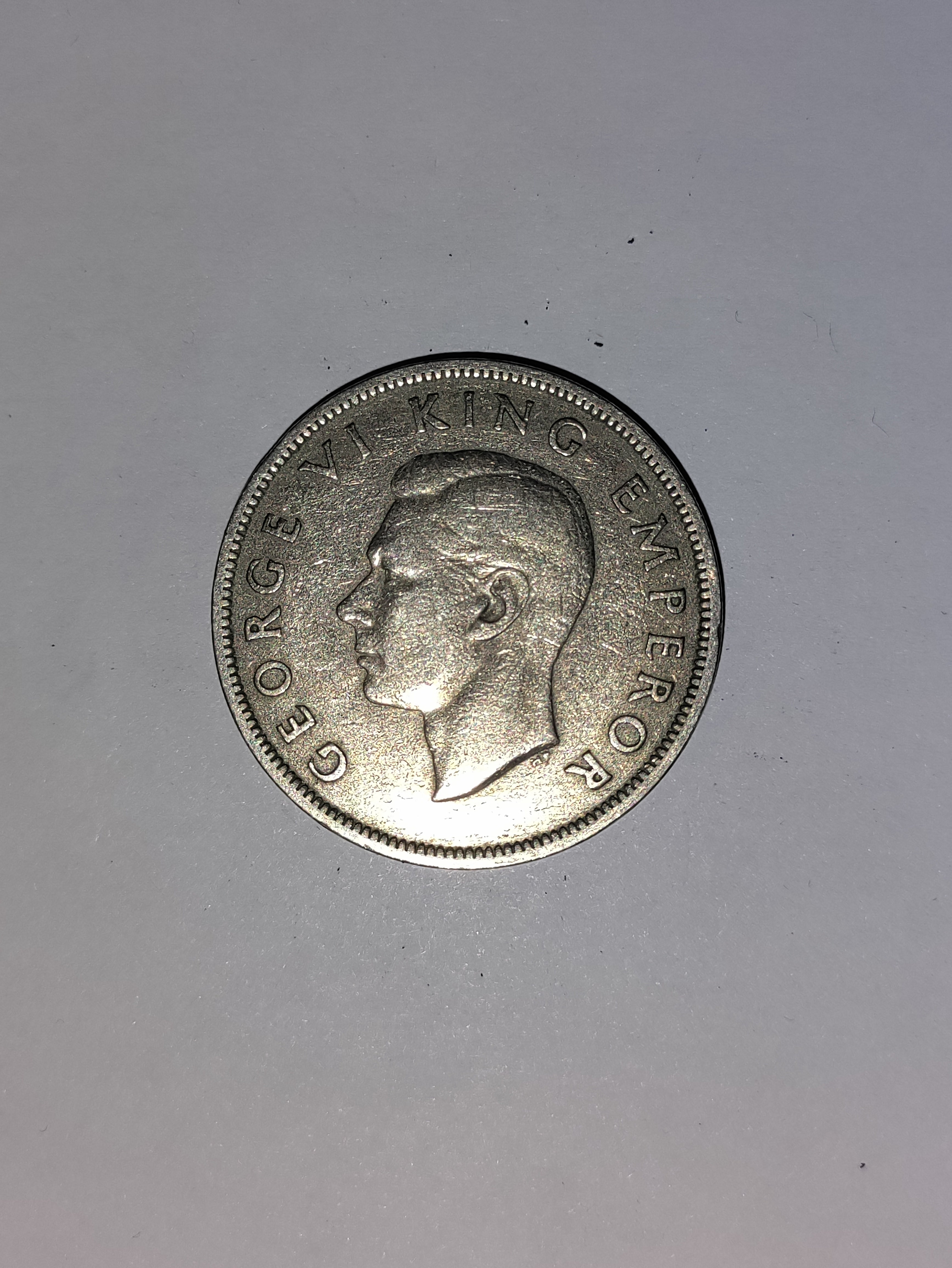 Half Crown New Zealand 1947