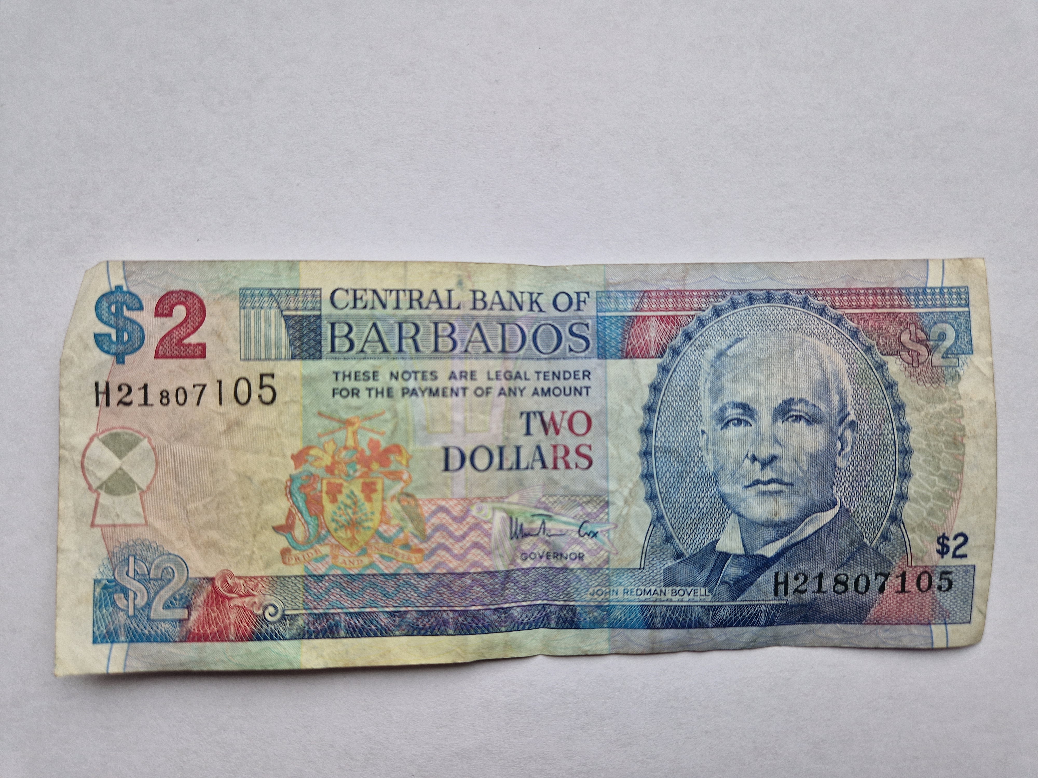 Two Dollars Barbados