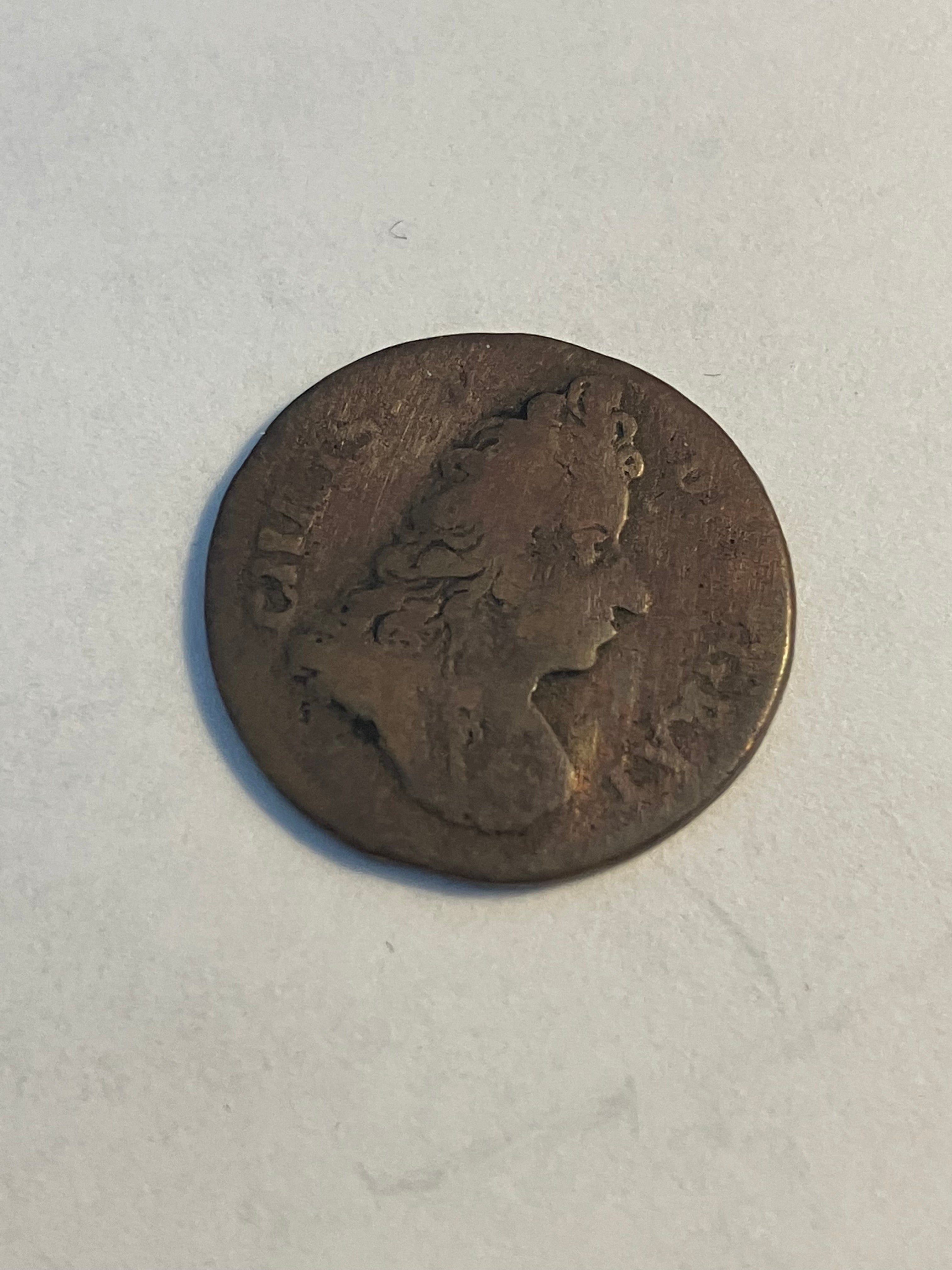 1/2 skilling 1696 Denmark