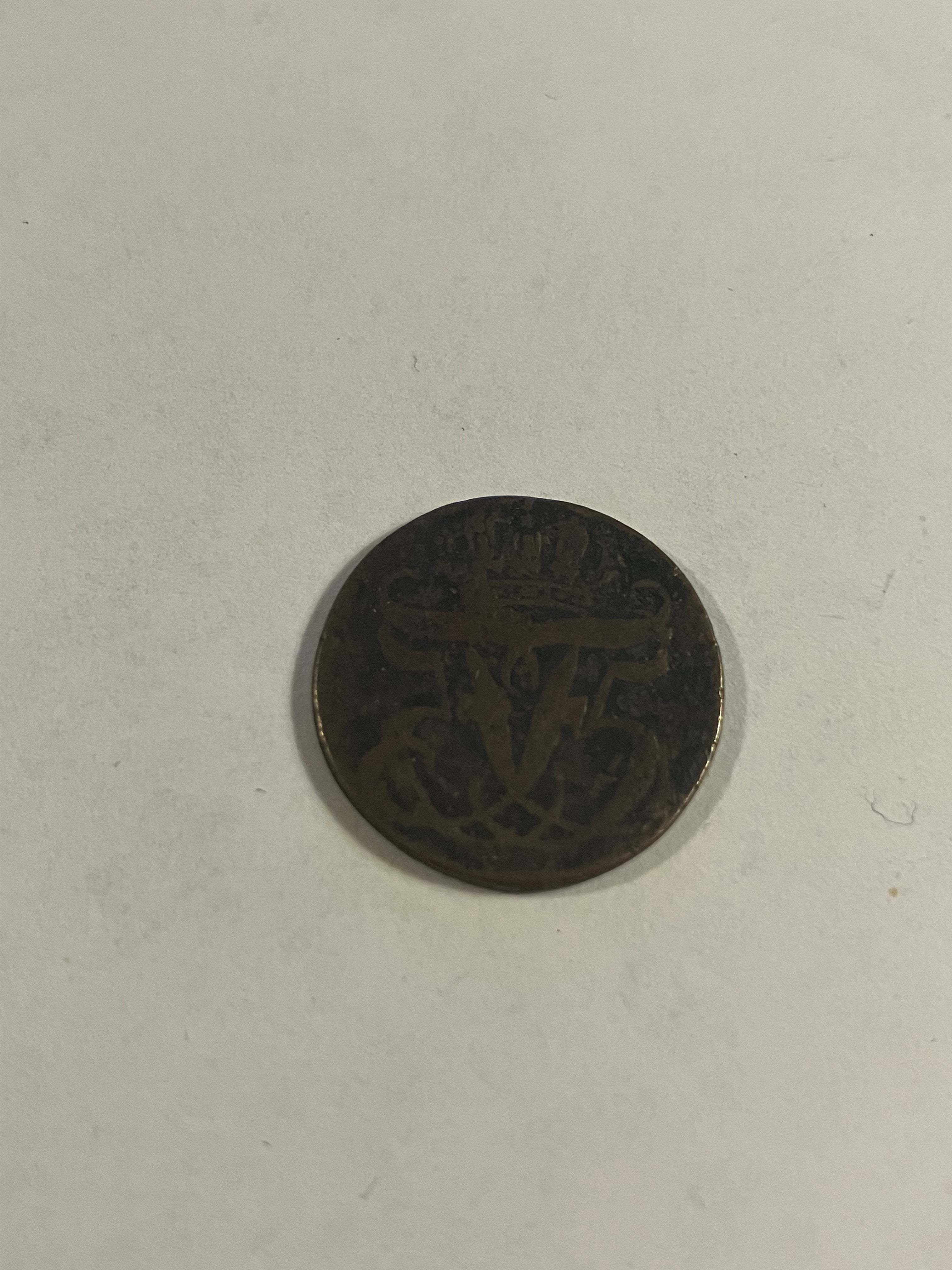 1/2 skilling 1762 Denmark