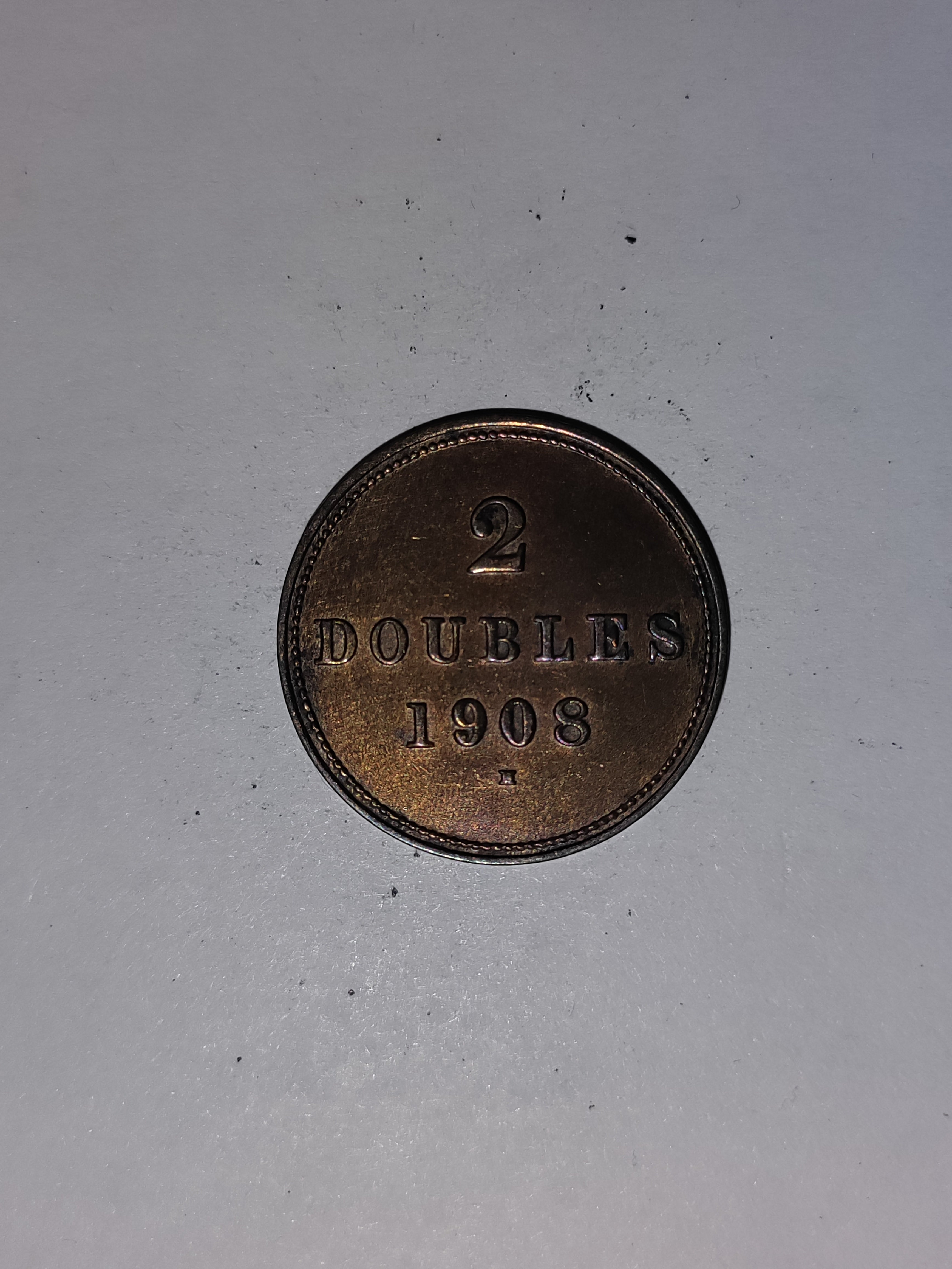 2 Doubles Guernsey 1908