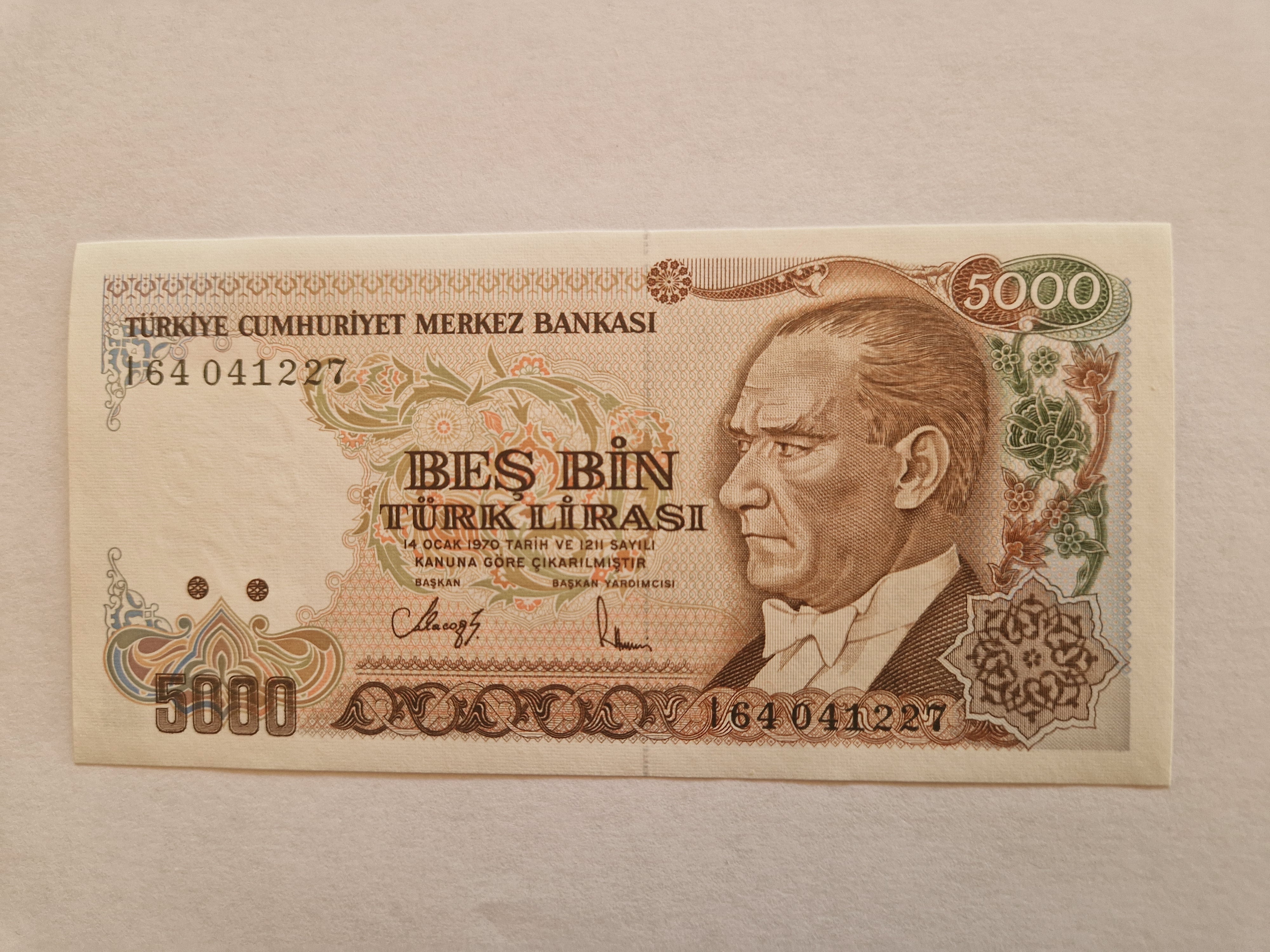 5000 Lirasi Turkey