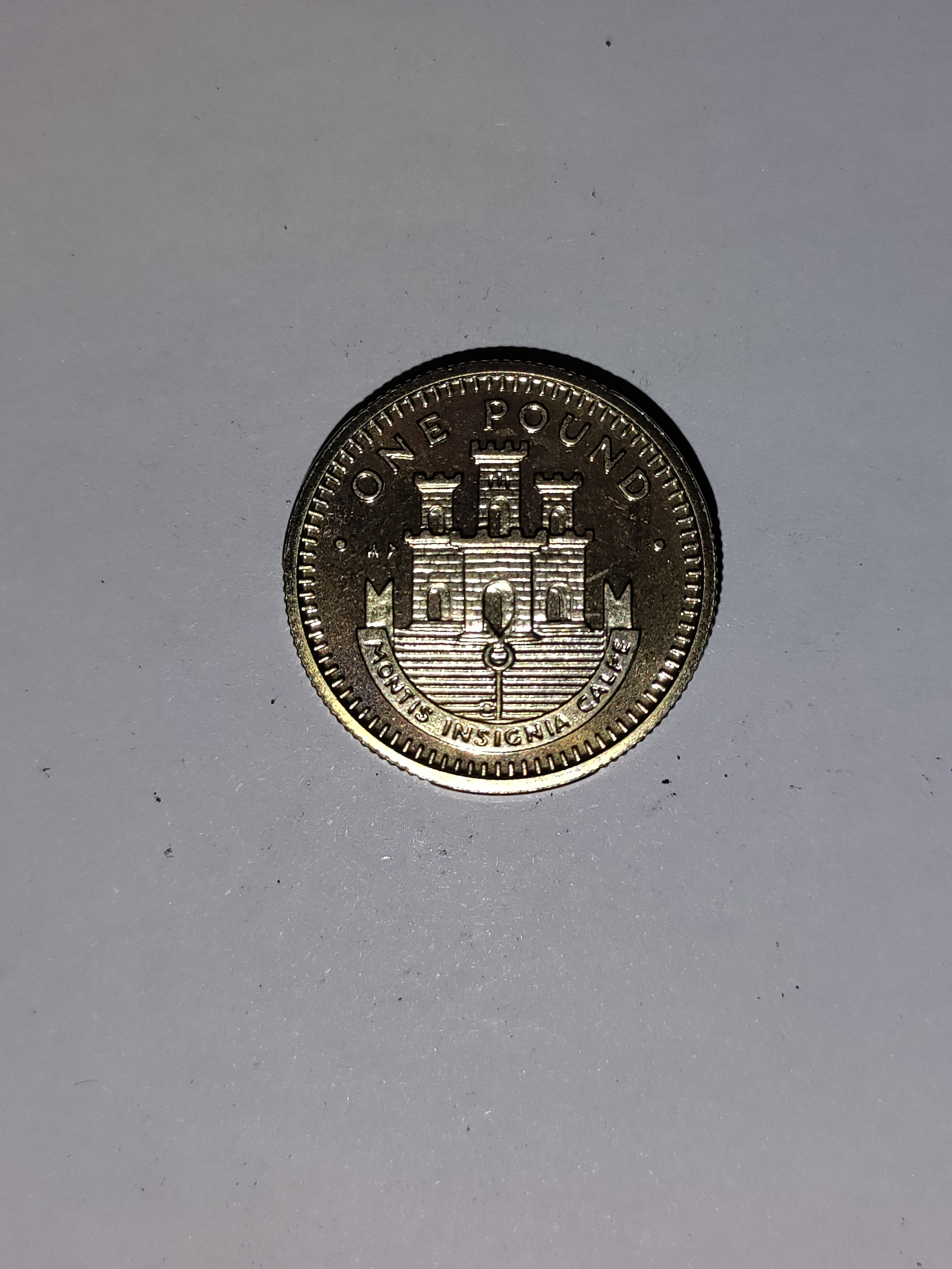 One Pound Gibraltar 1992