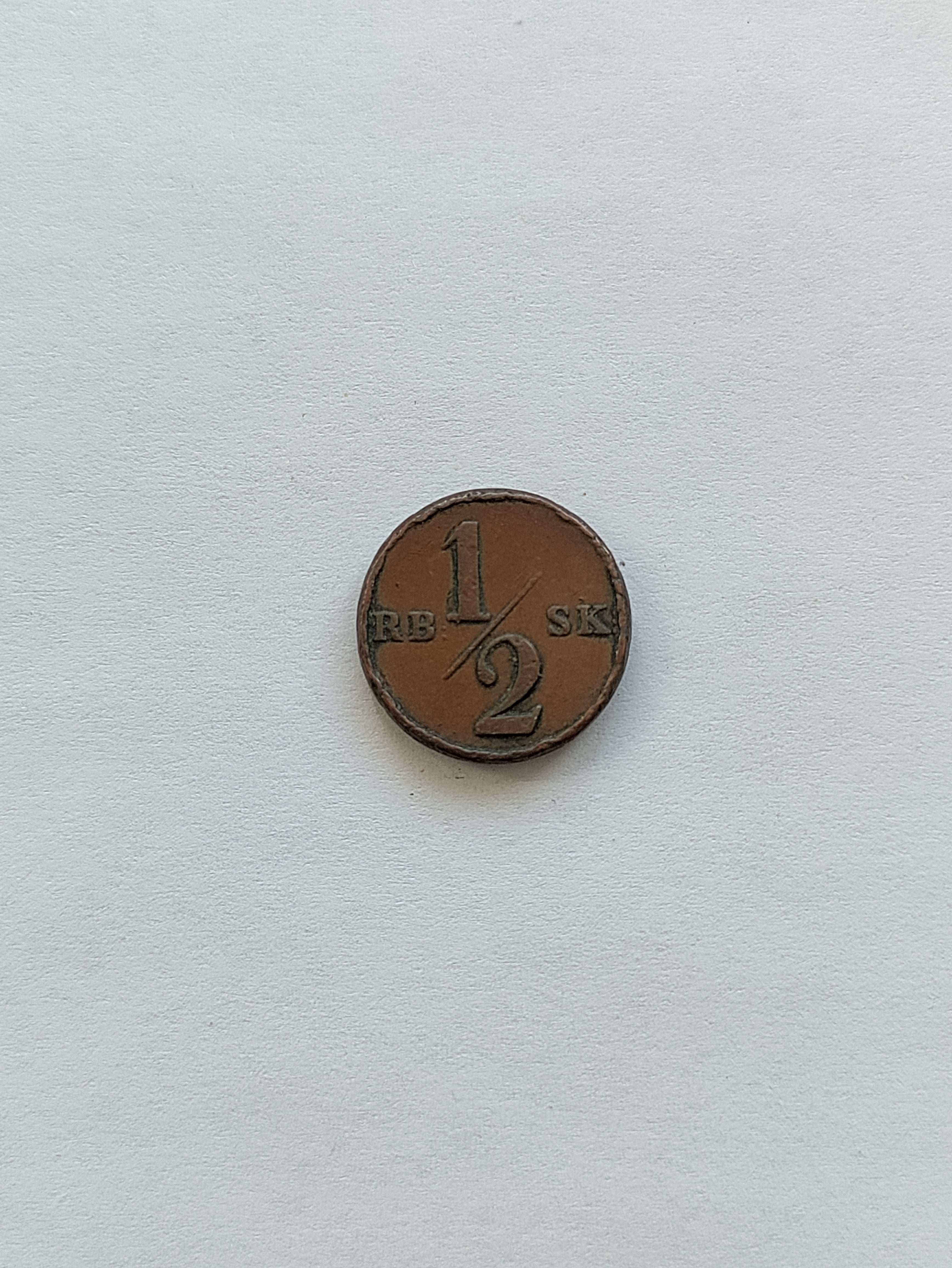 1/2 Rigsbankskilling 1838