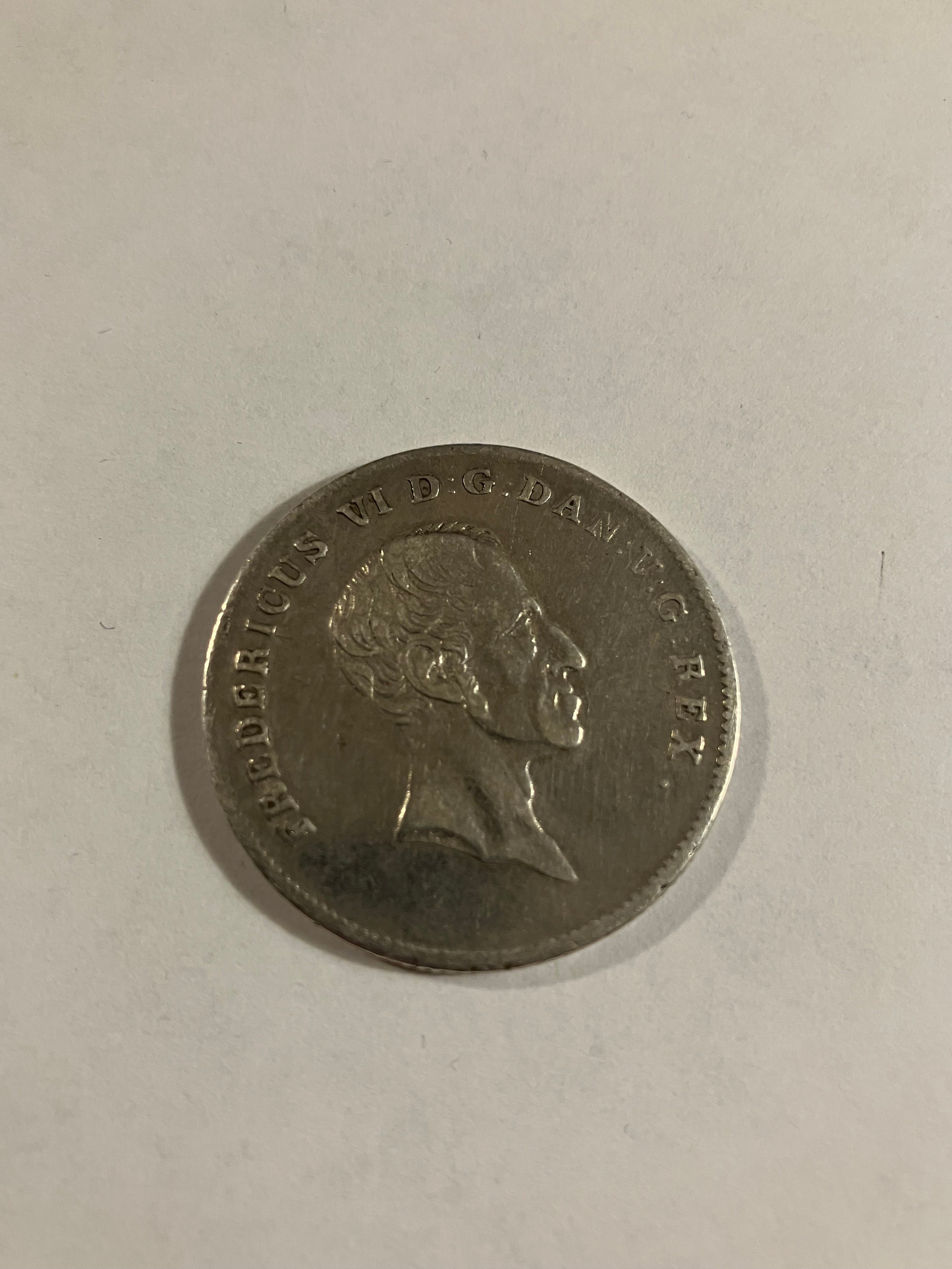 1 rigsbankdaler, / ½ speciedaler 1839 Denmark