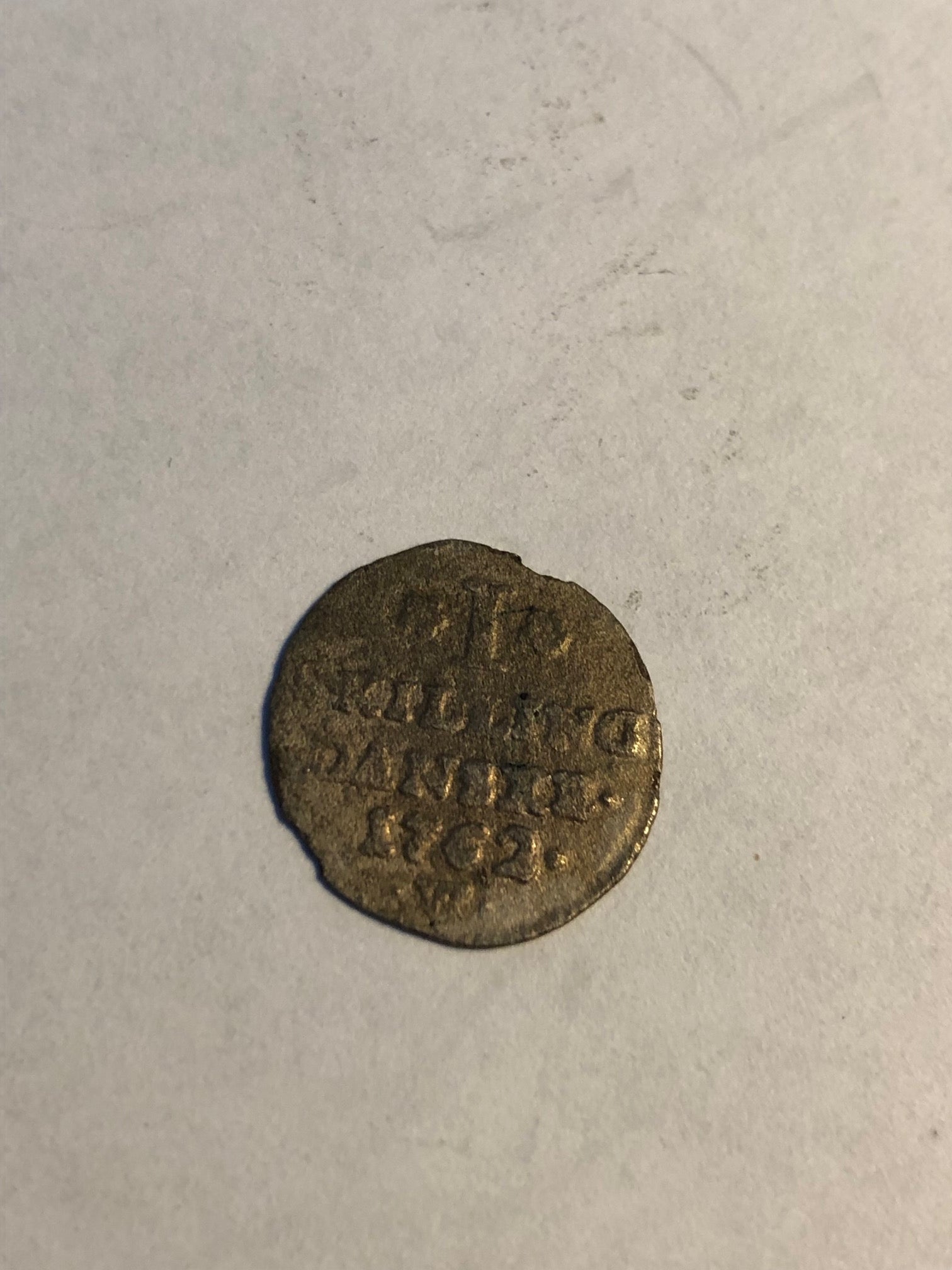 1 skilling 1762 Denmark