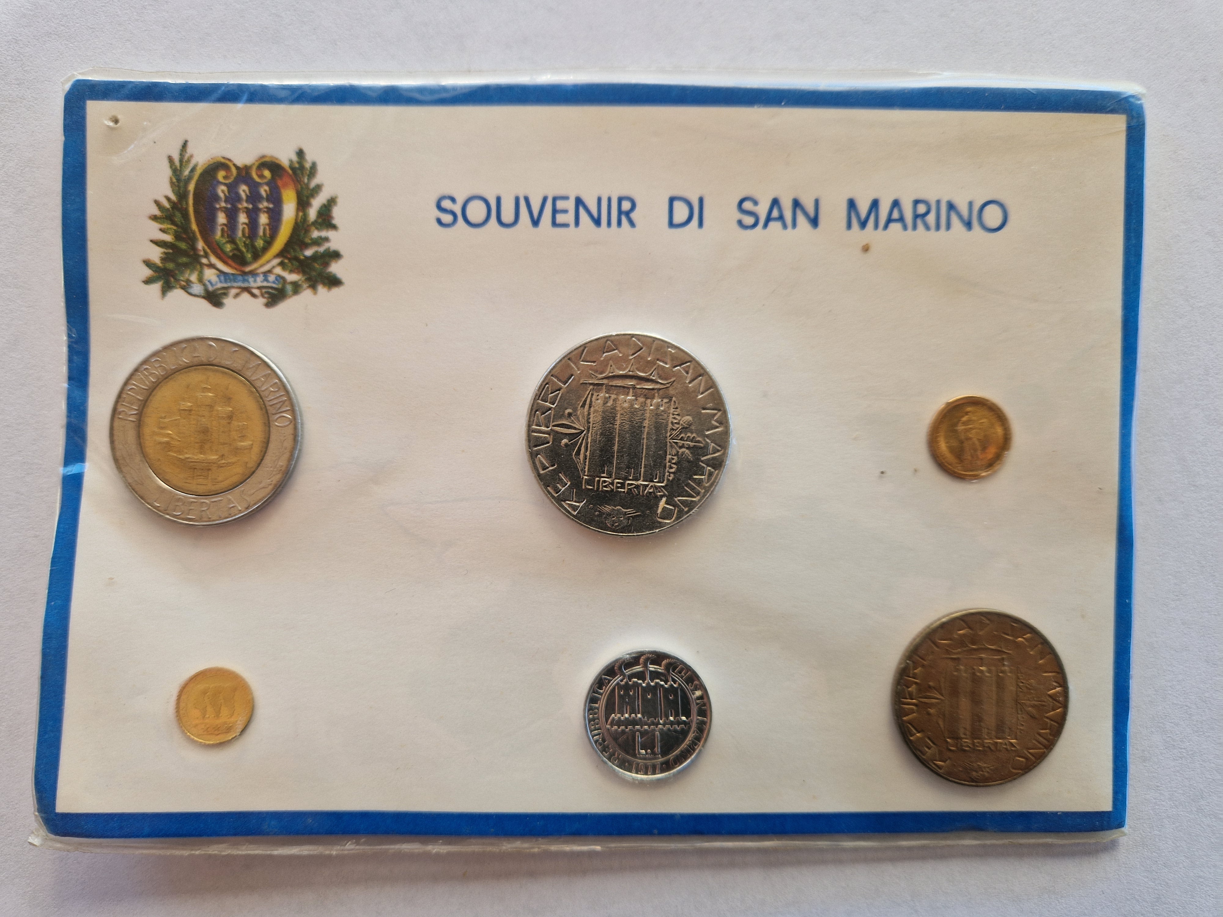 San Marino Souvenir Coin set