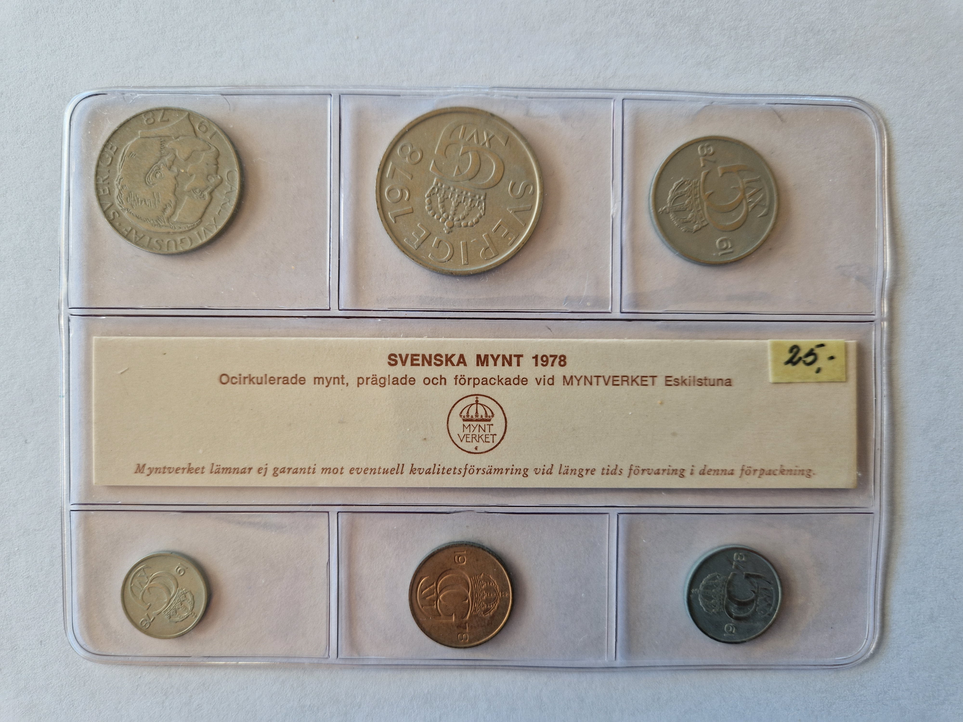 Sweden Coin Set 1978