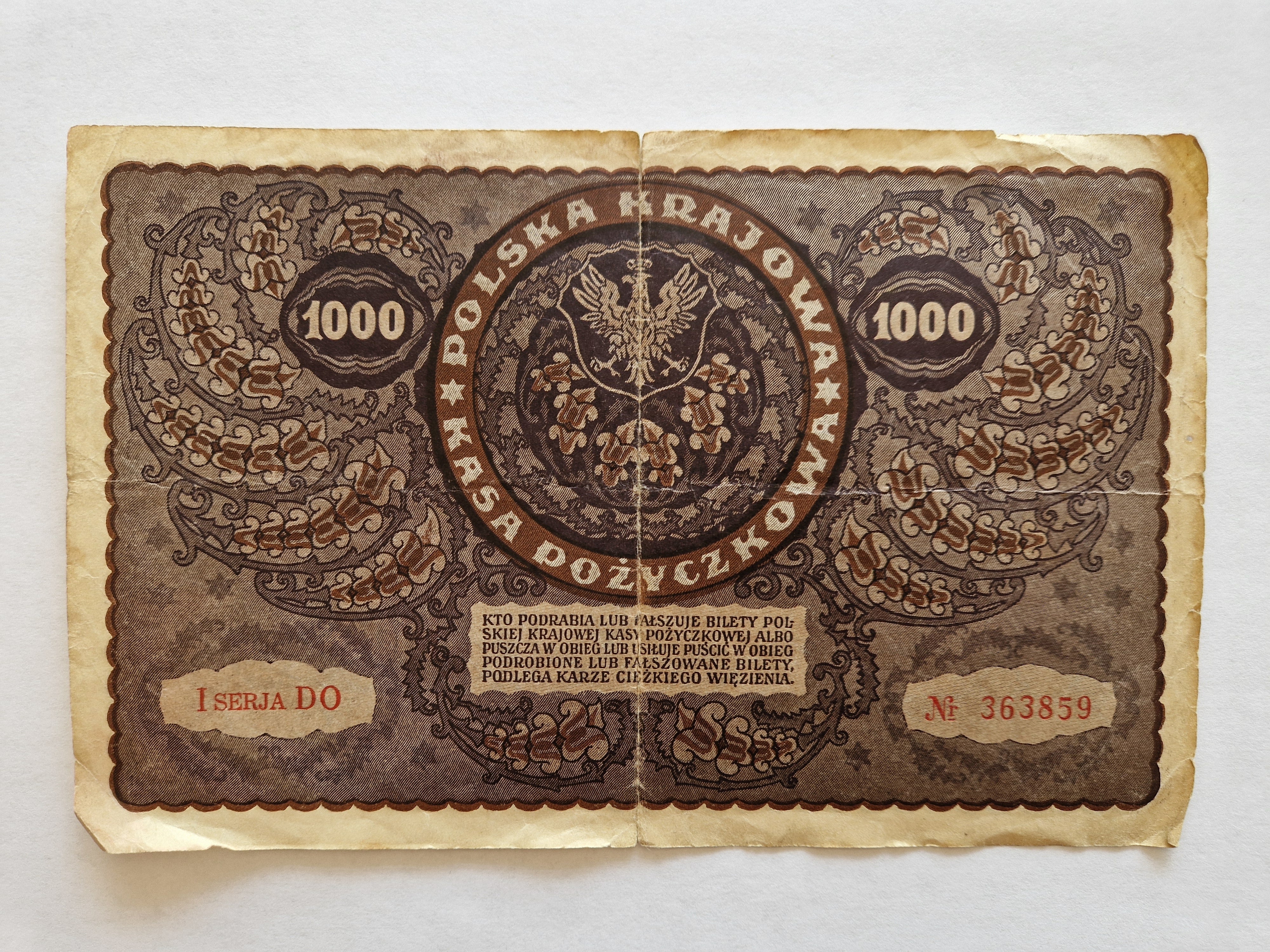 1000 Marek 1919 Poland