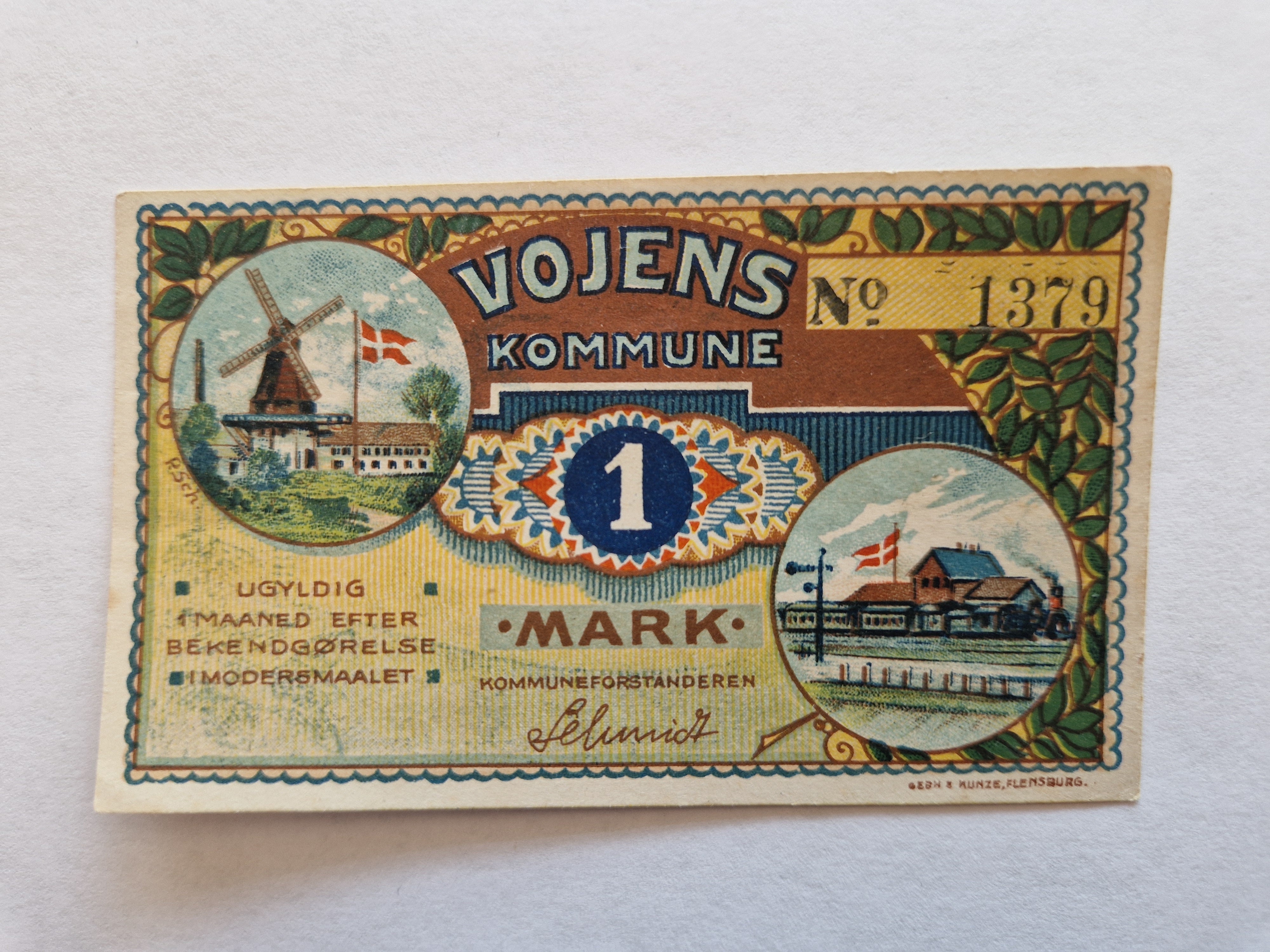 1 Mark - Vojens Kommune