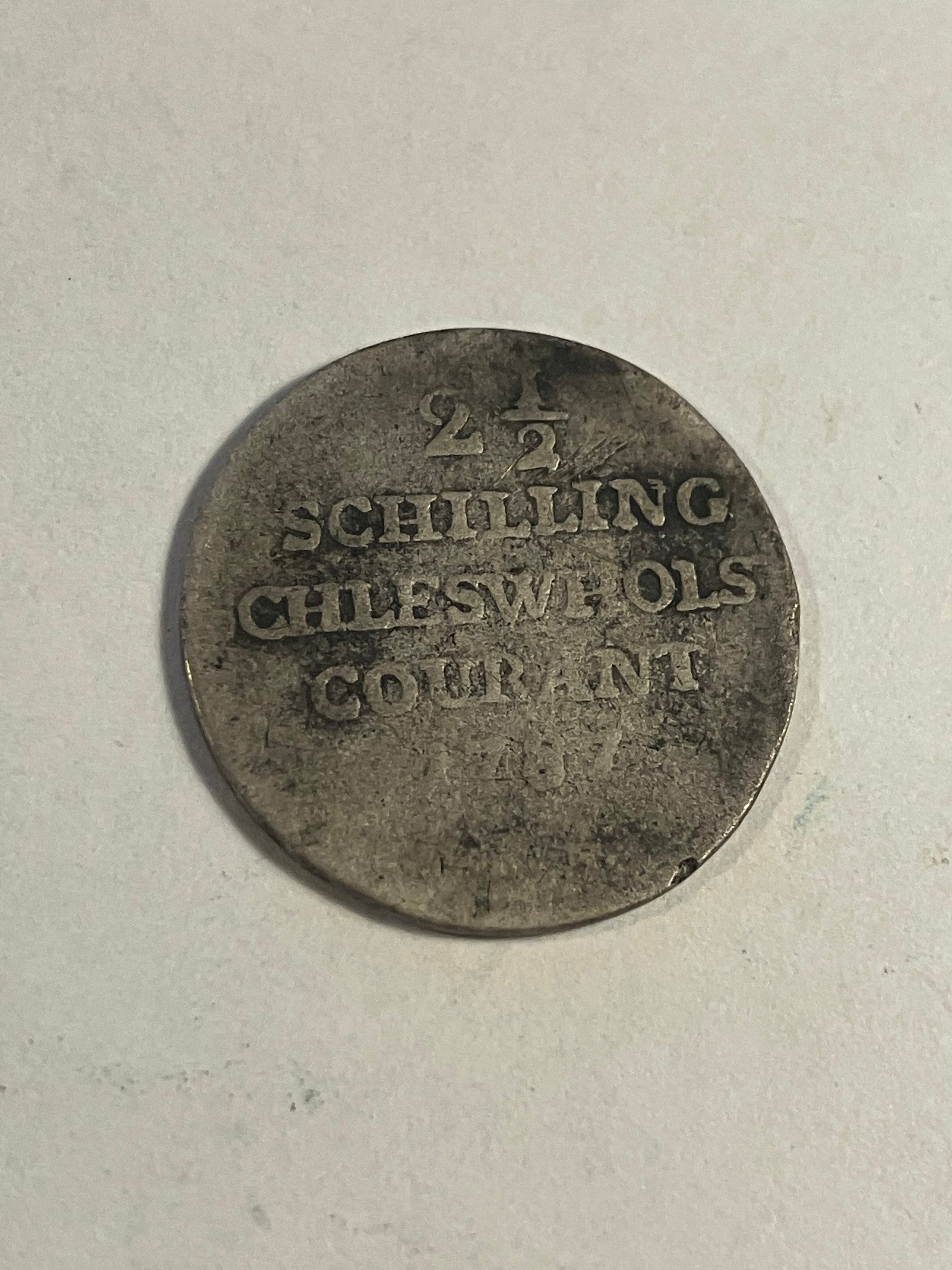 2 1/2 Schilling Courant Schleswig Holstein 1787