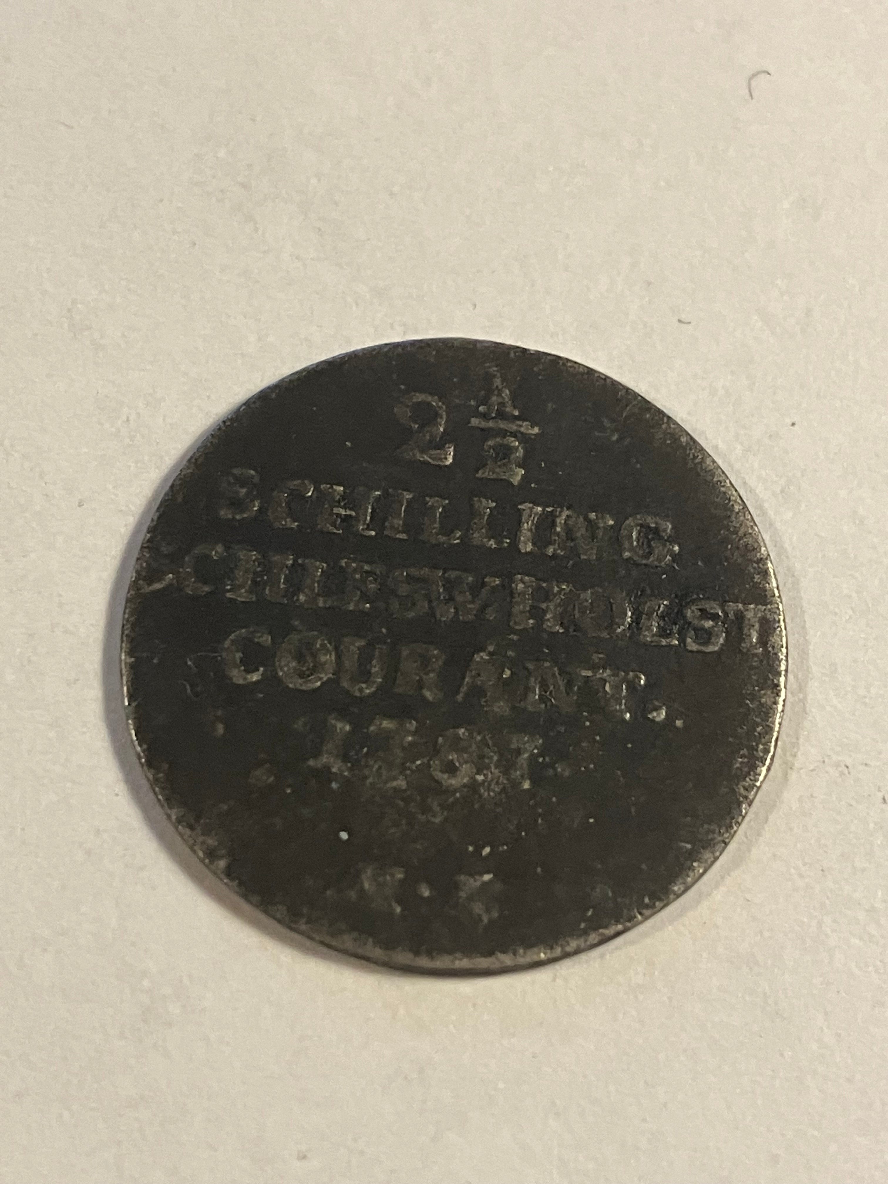 2 1/2 schilling courant 1787 Germany