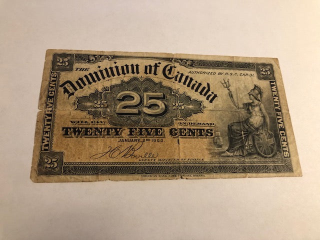 25 Cents Canada 1900
