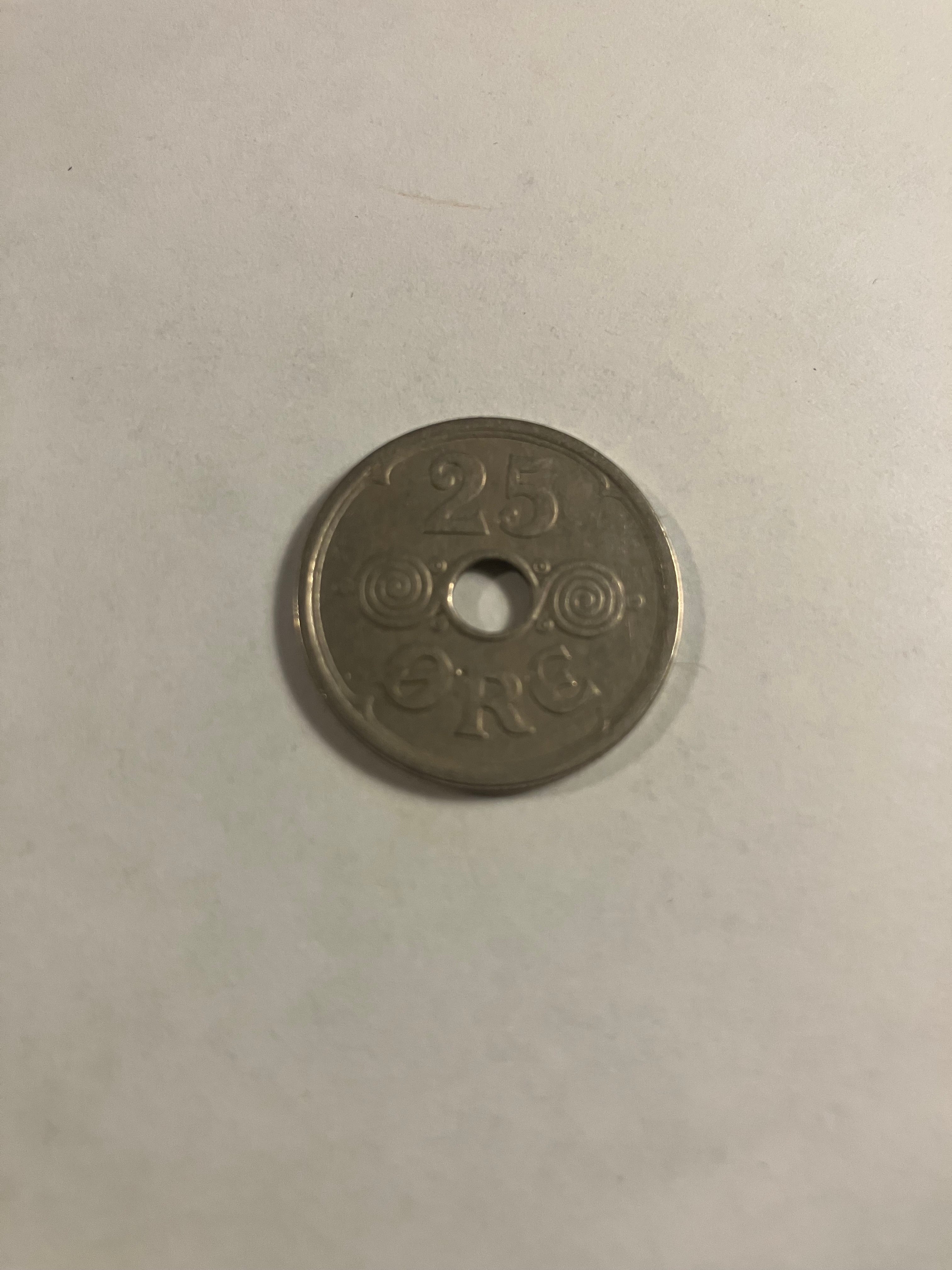 25 øre 1932 Danmark