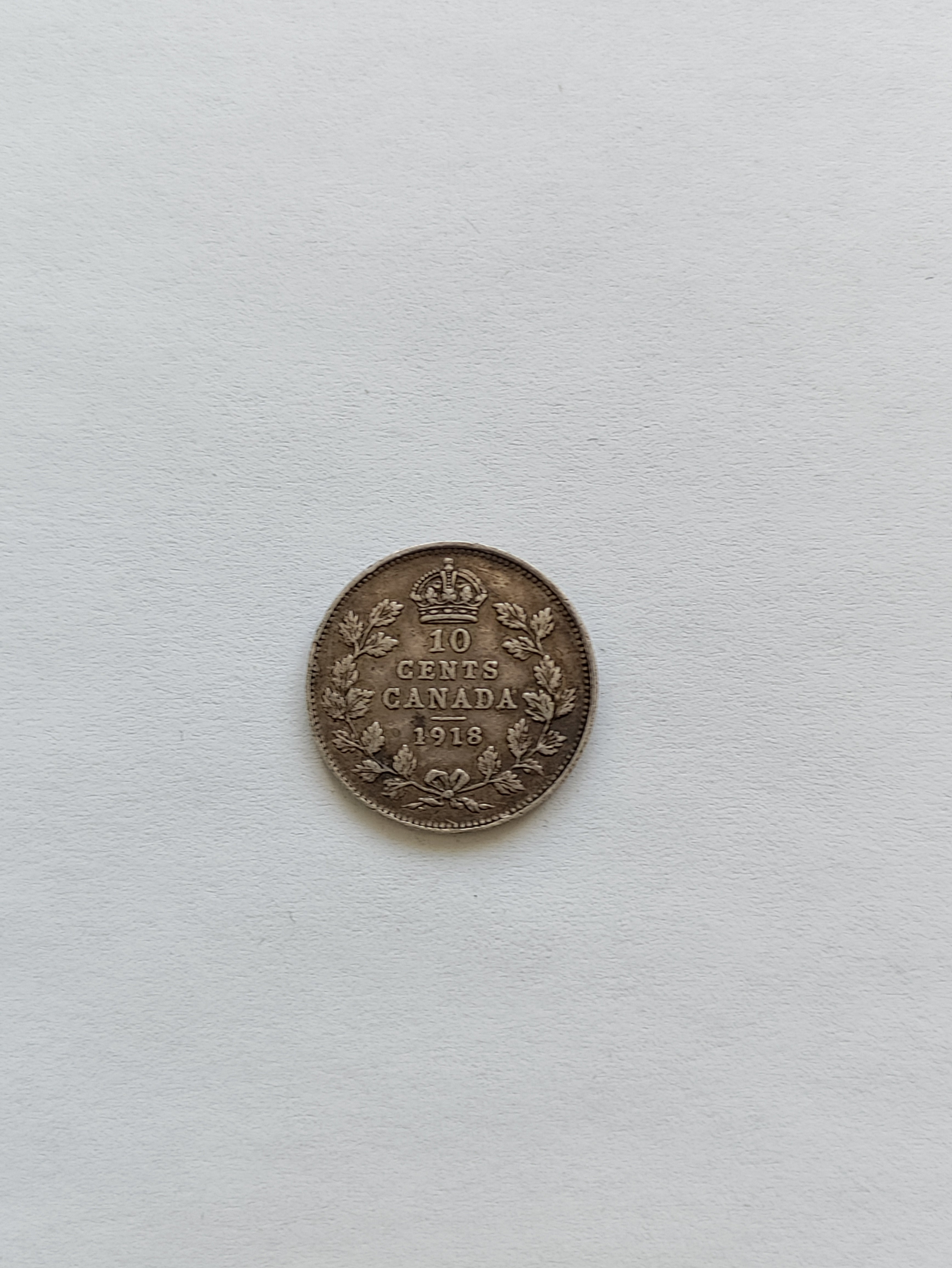 10 Cents Canada 1918