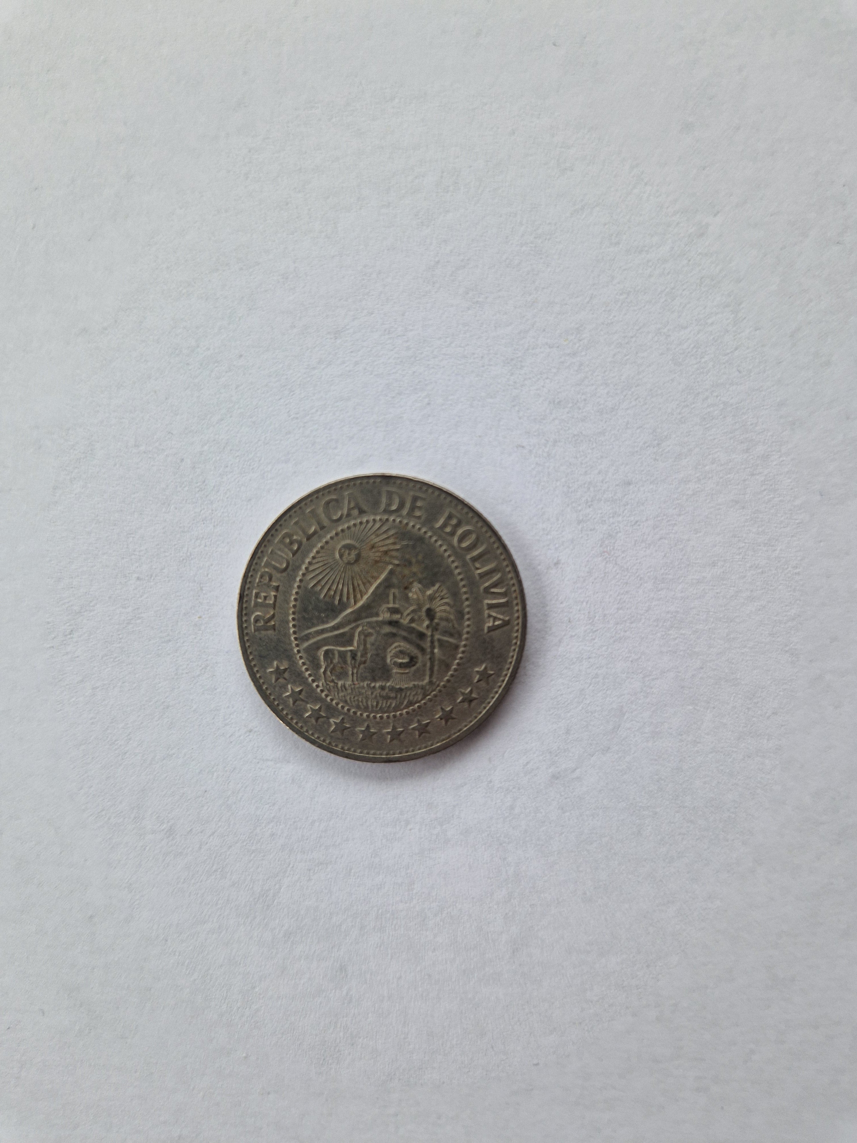 1 Peso Bolivia 1969
