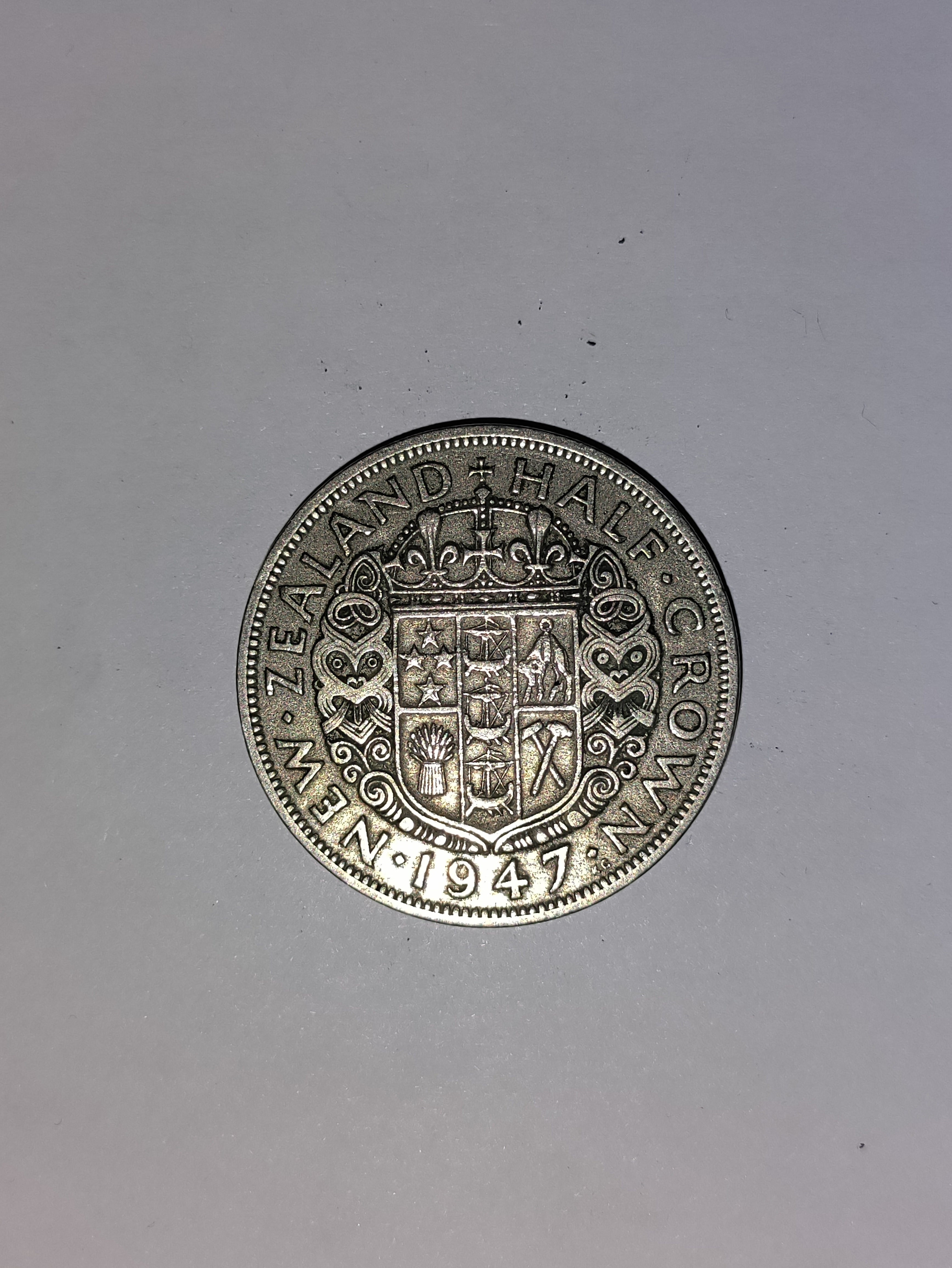 Half Crown New Zealand 1947