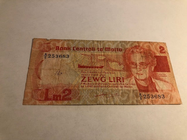 2 liri Malta 1967