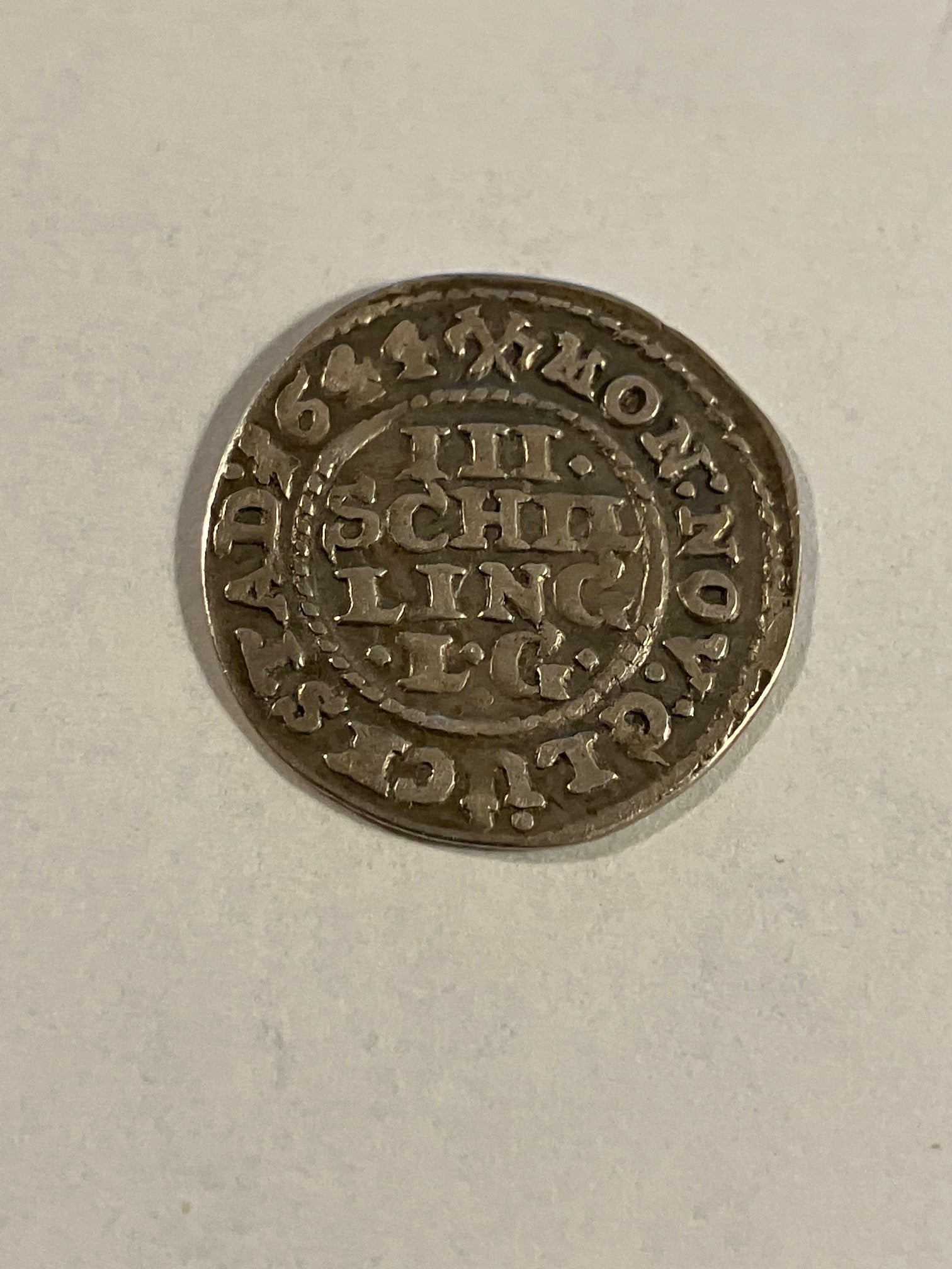 3 Skilling Lybsk 1644