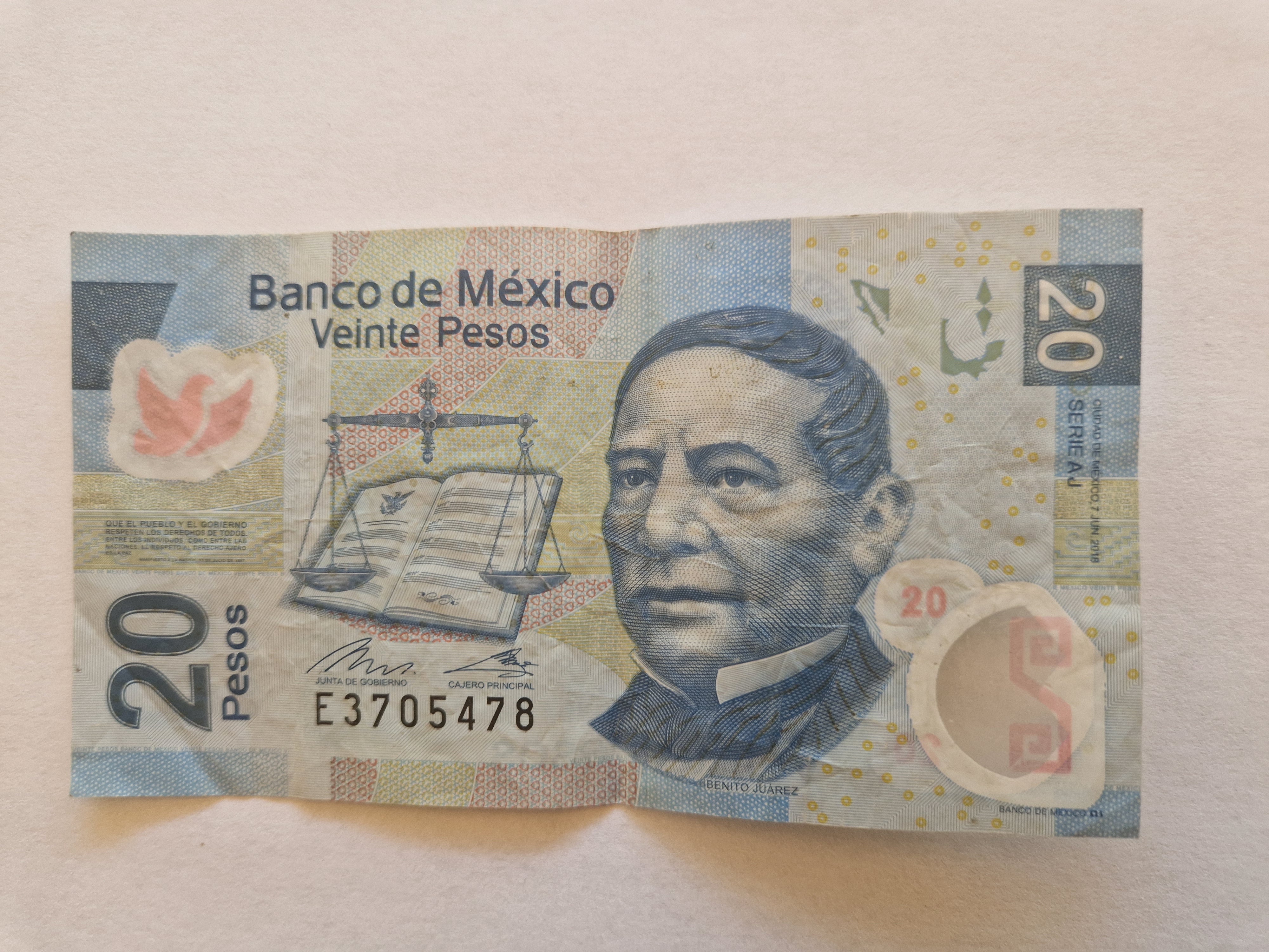 20 Pesos Mexico