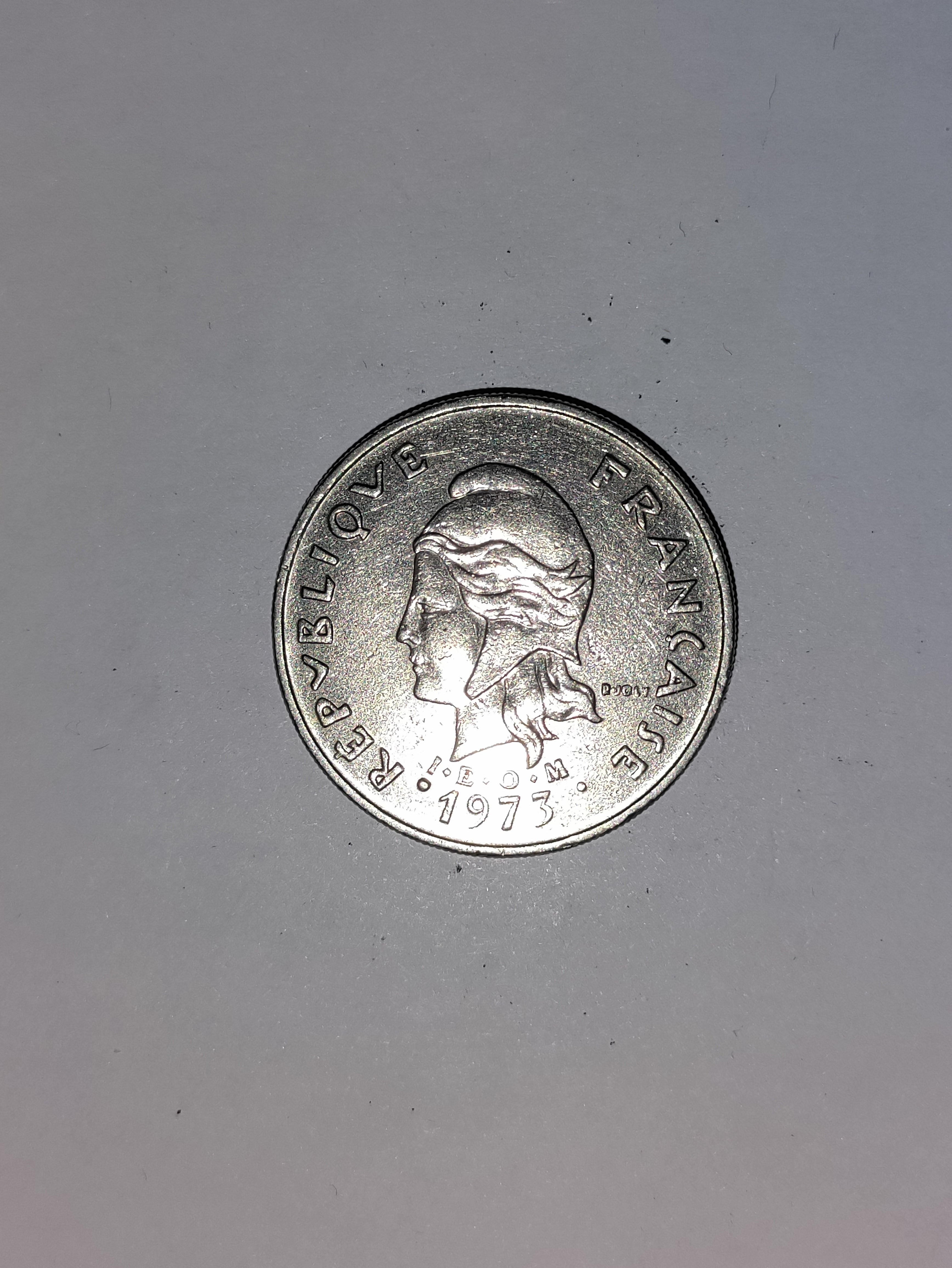 20 Francs French Polynesia 1973