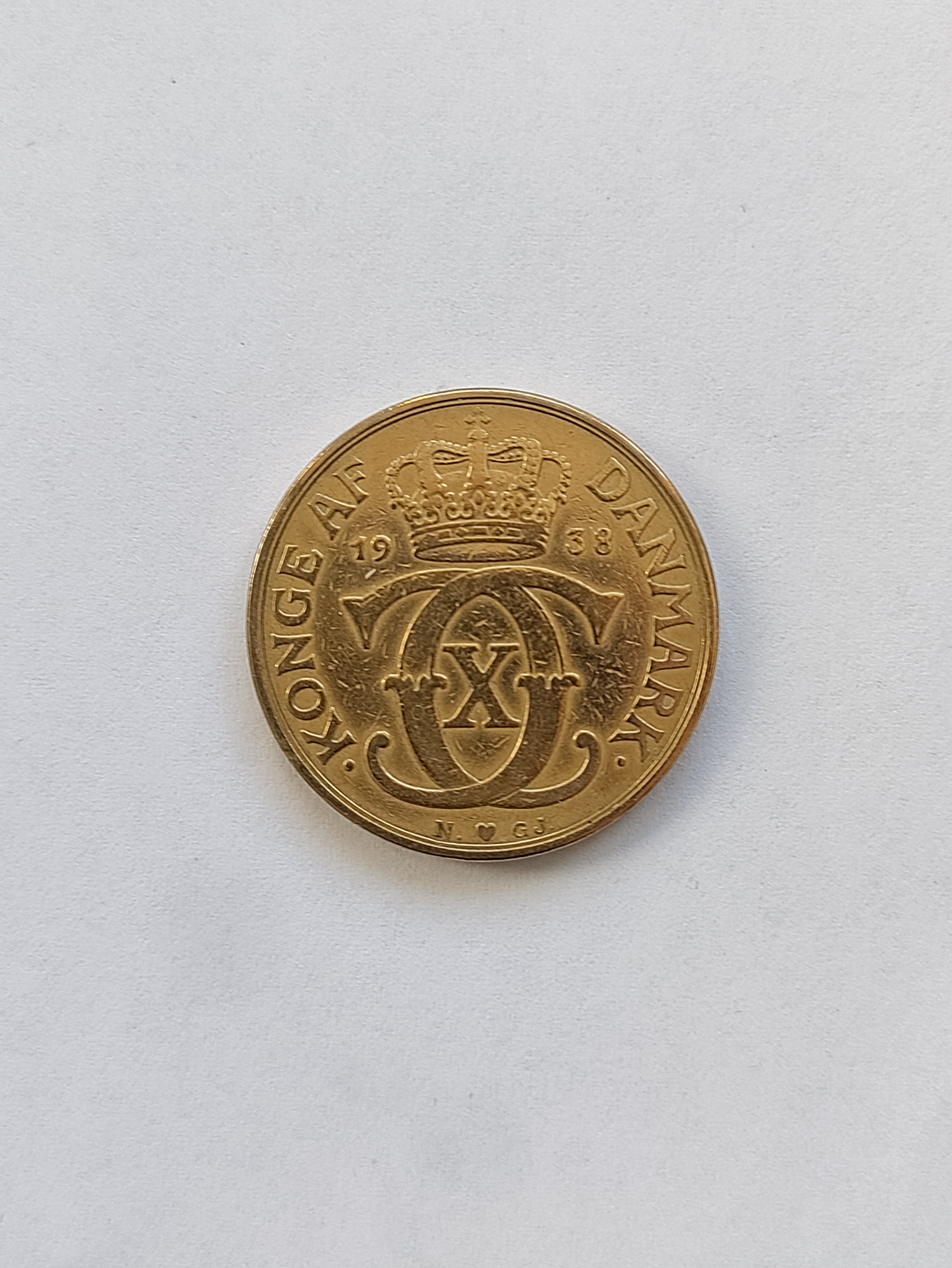 2 Kroner 1938 - Renset