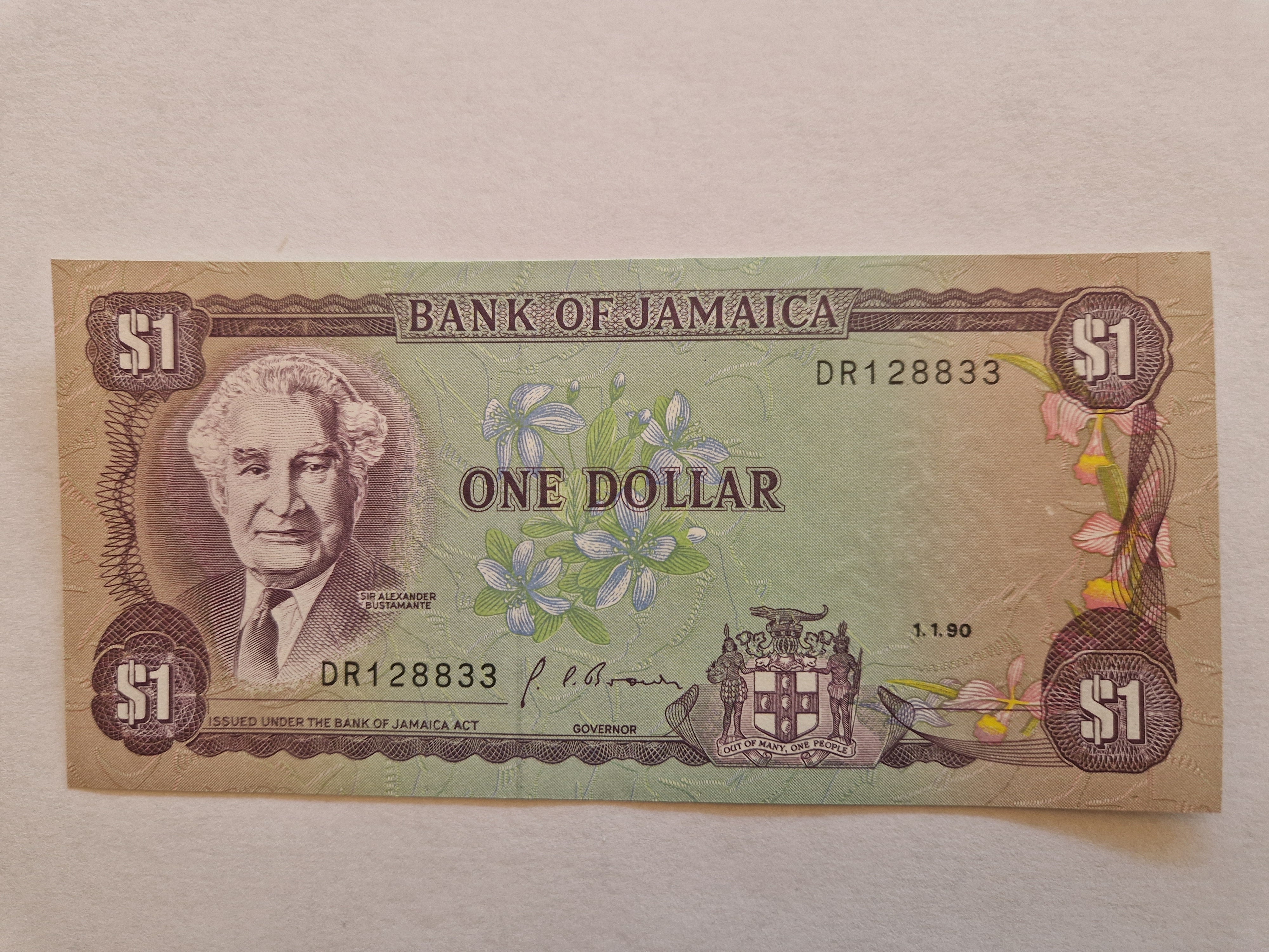 1 Dollar Jamaica 1990