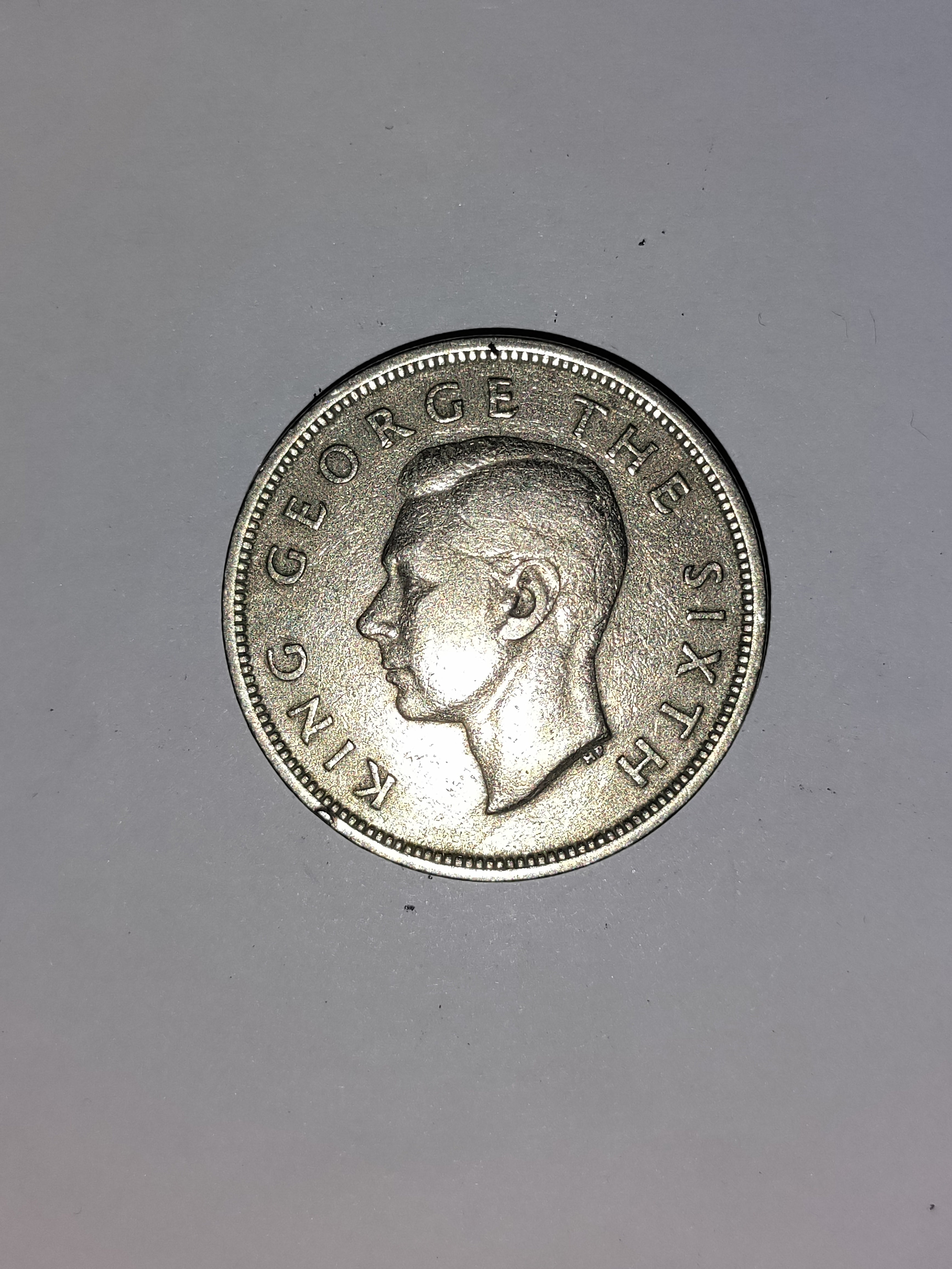 Half Crown New Zealand 1950