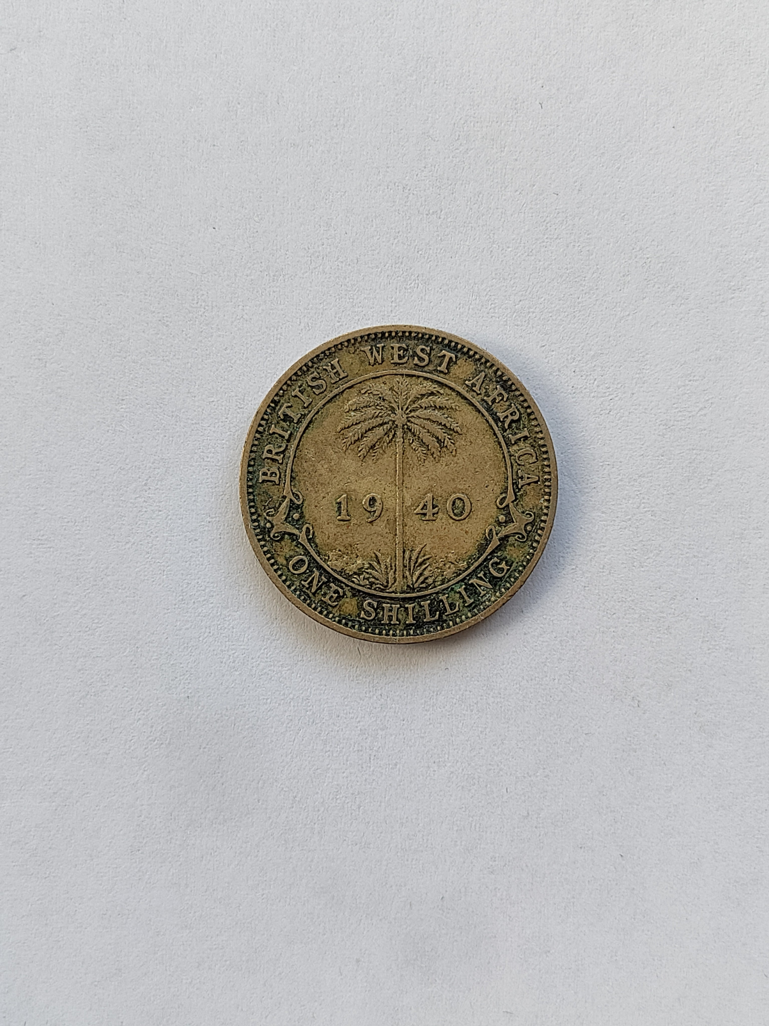 One Shilling British West Africa 1940