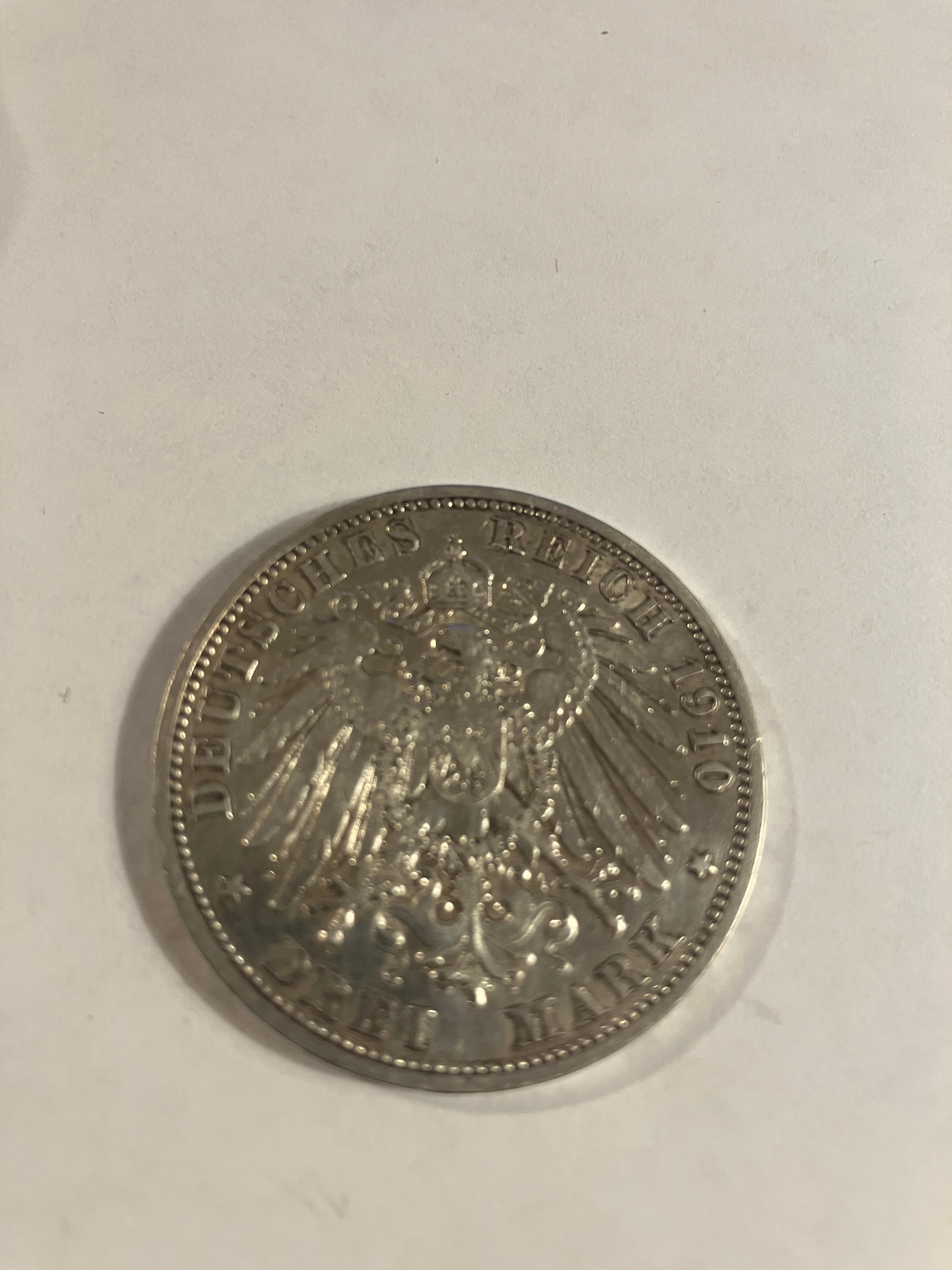 3 mark 1910A Germany
