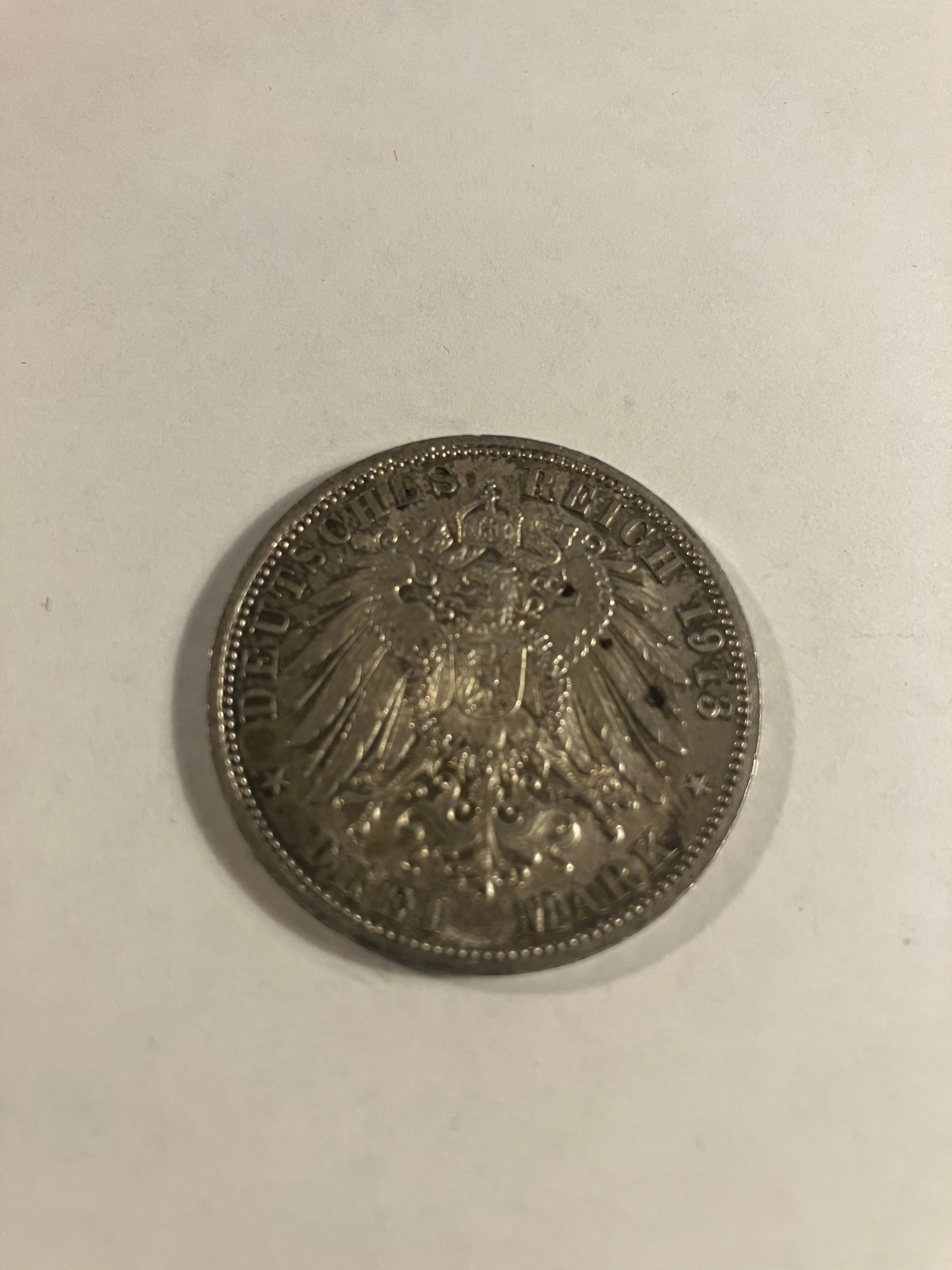 3 mark 1913 A Germany