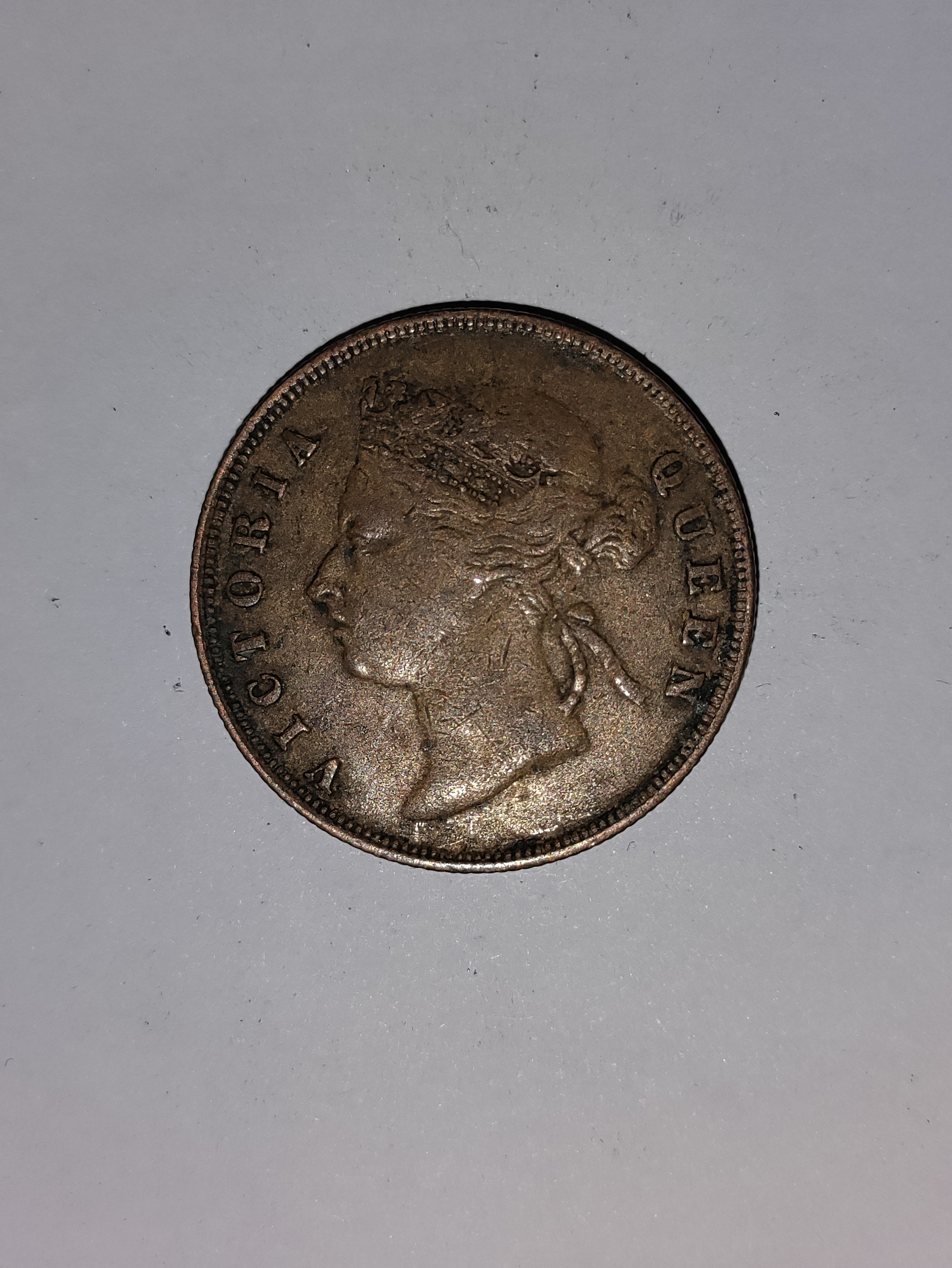 One Cent Straits Settlements 1901