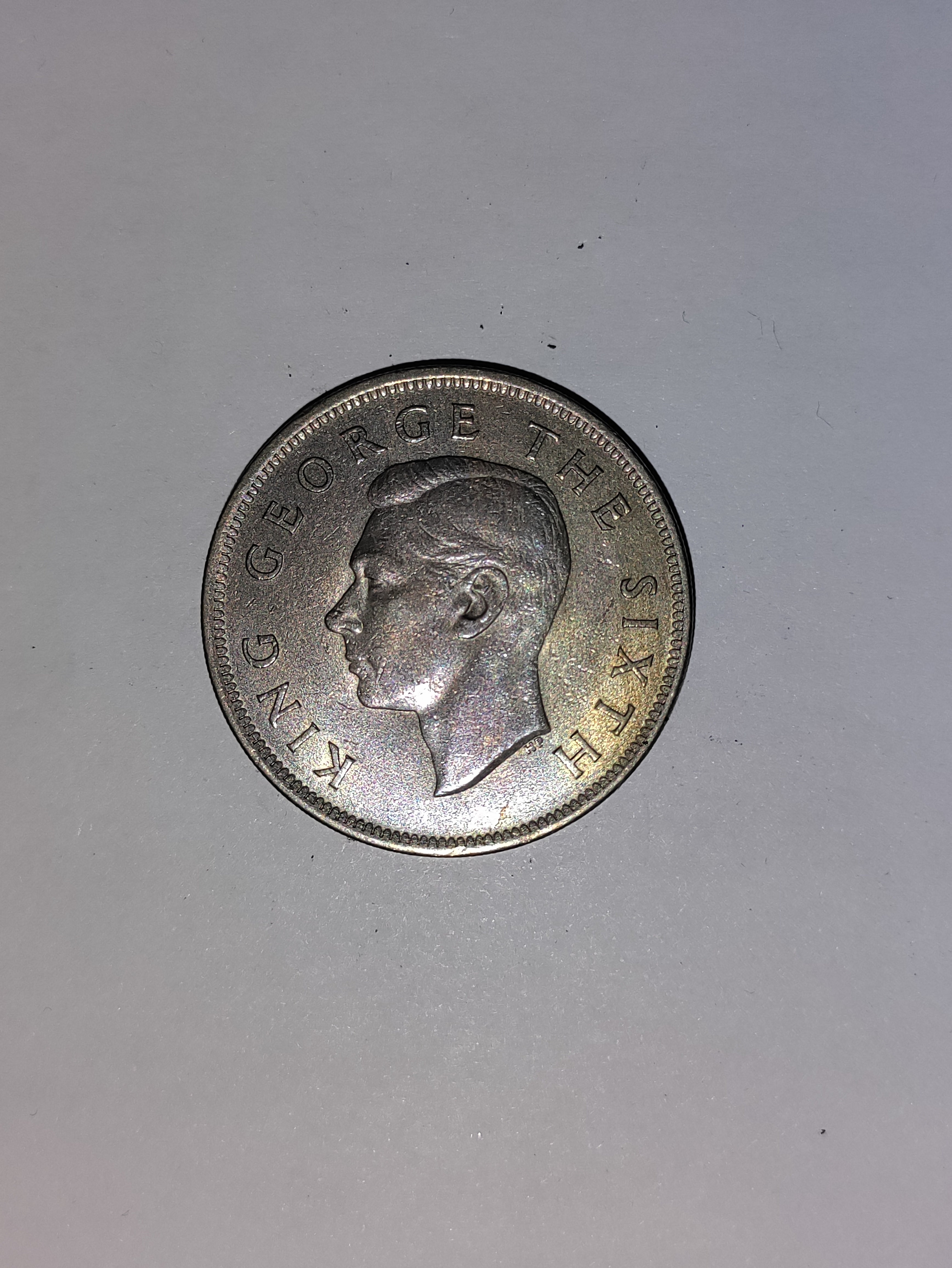 Half Crown New Zealand 1949