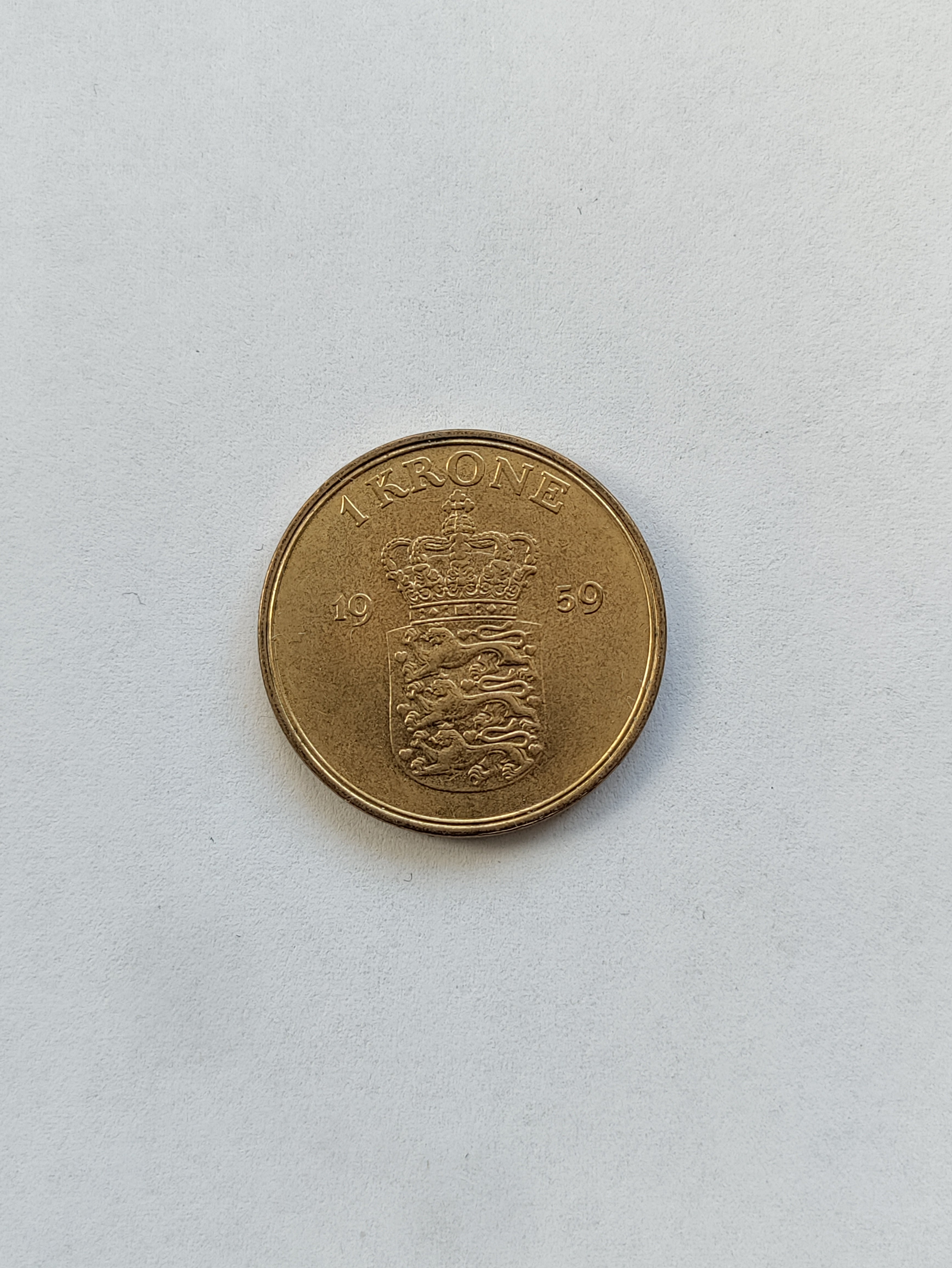 1 Krone 1959 - Pæn kvalitet