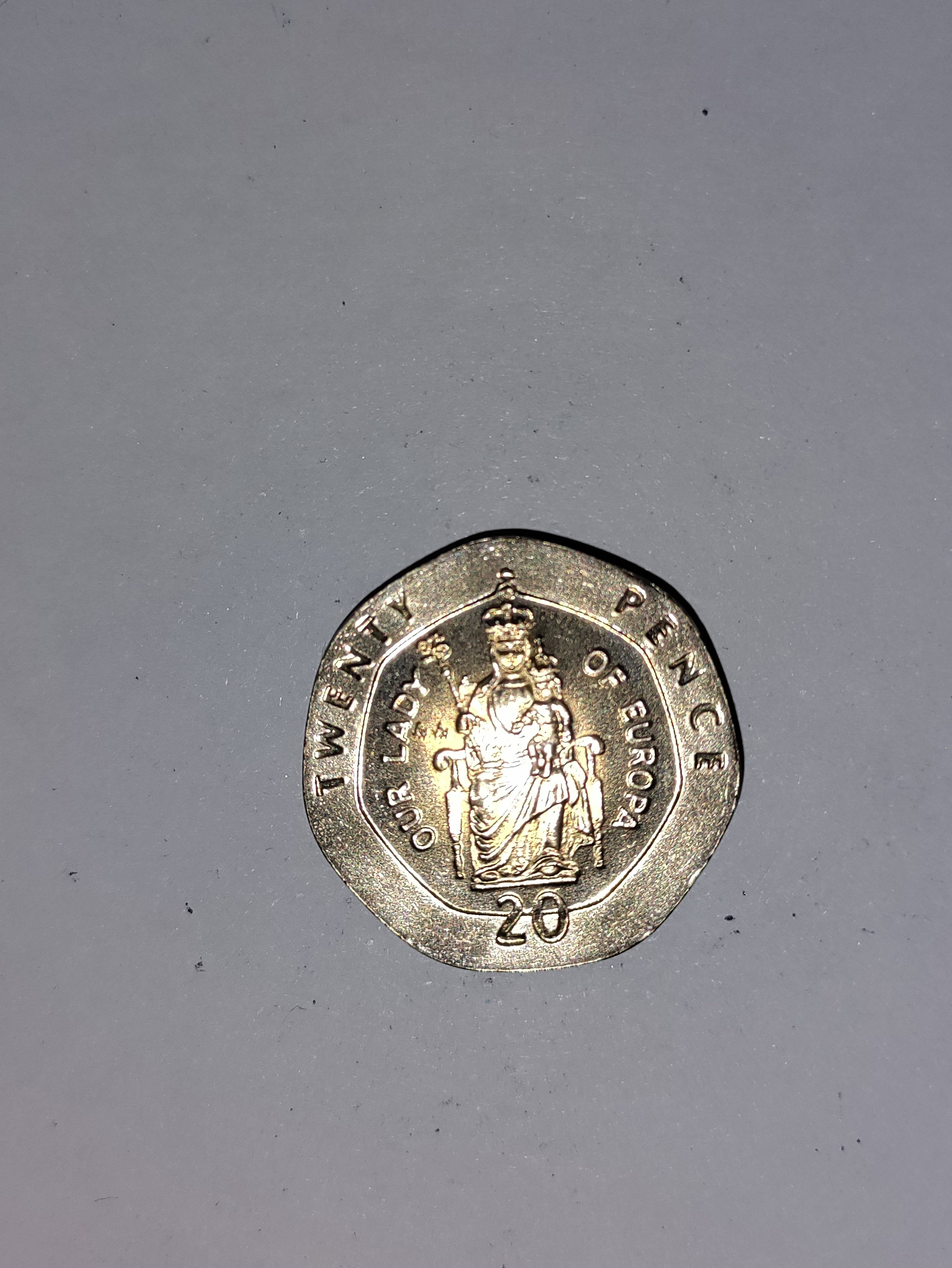 20 Pence Gibraltar 1990