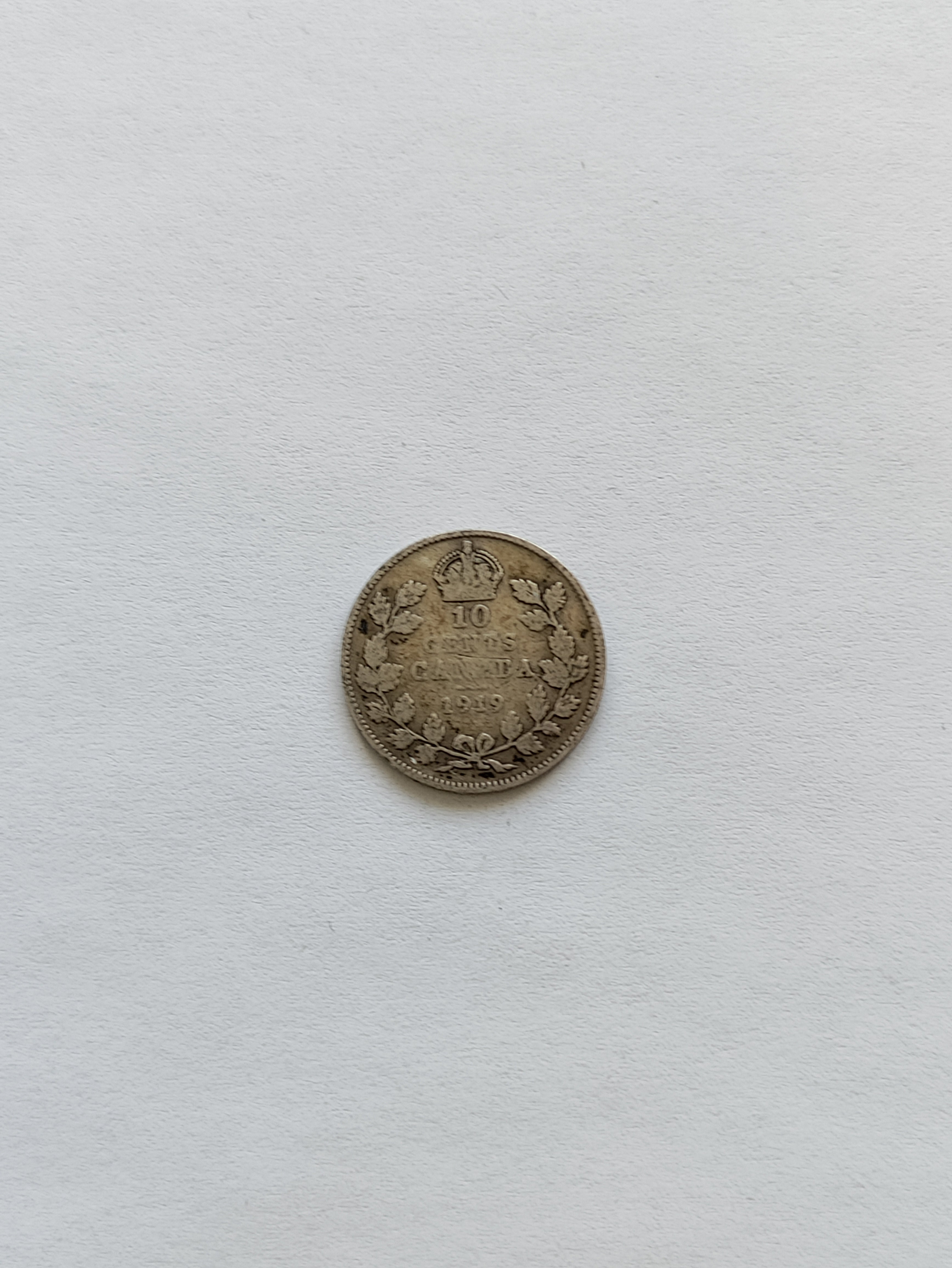 10 Cents Canada 1919