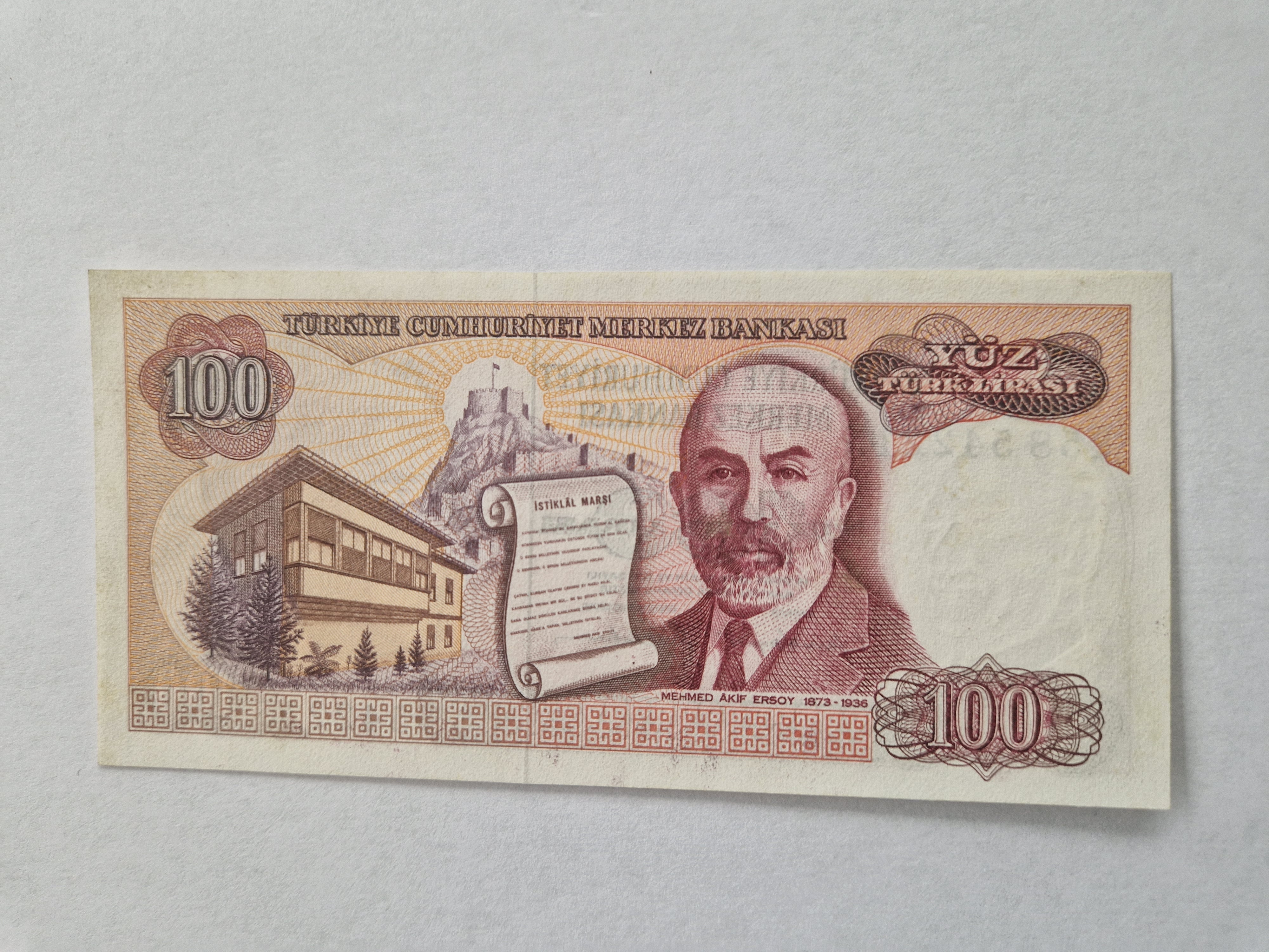 100 Lira 1970 Turkey