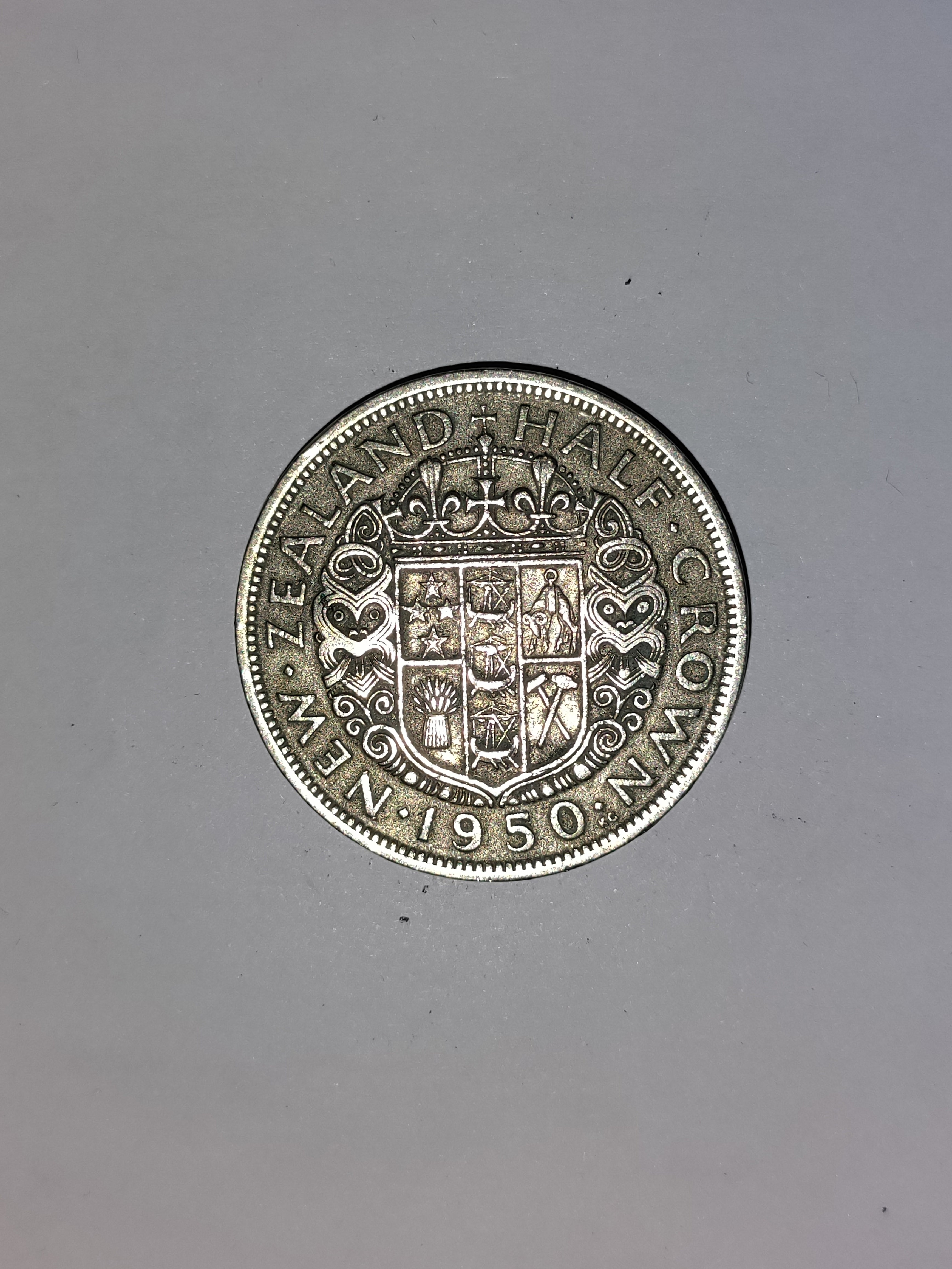 Half Crown New Zealand 1950