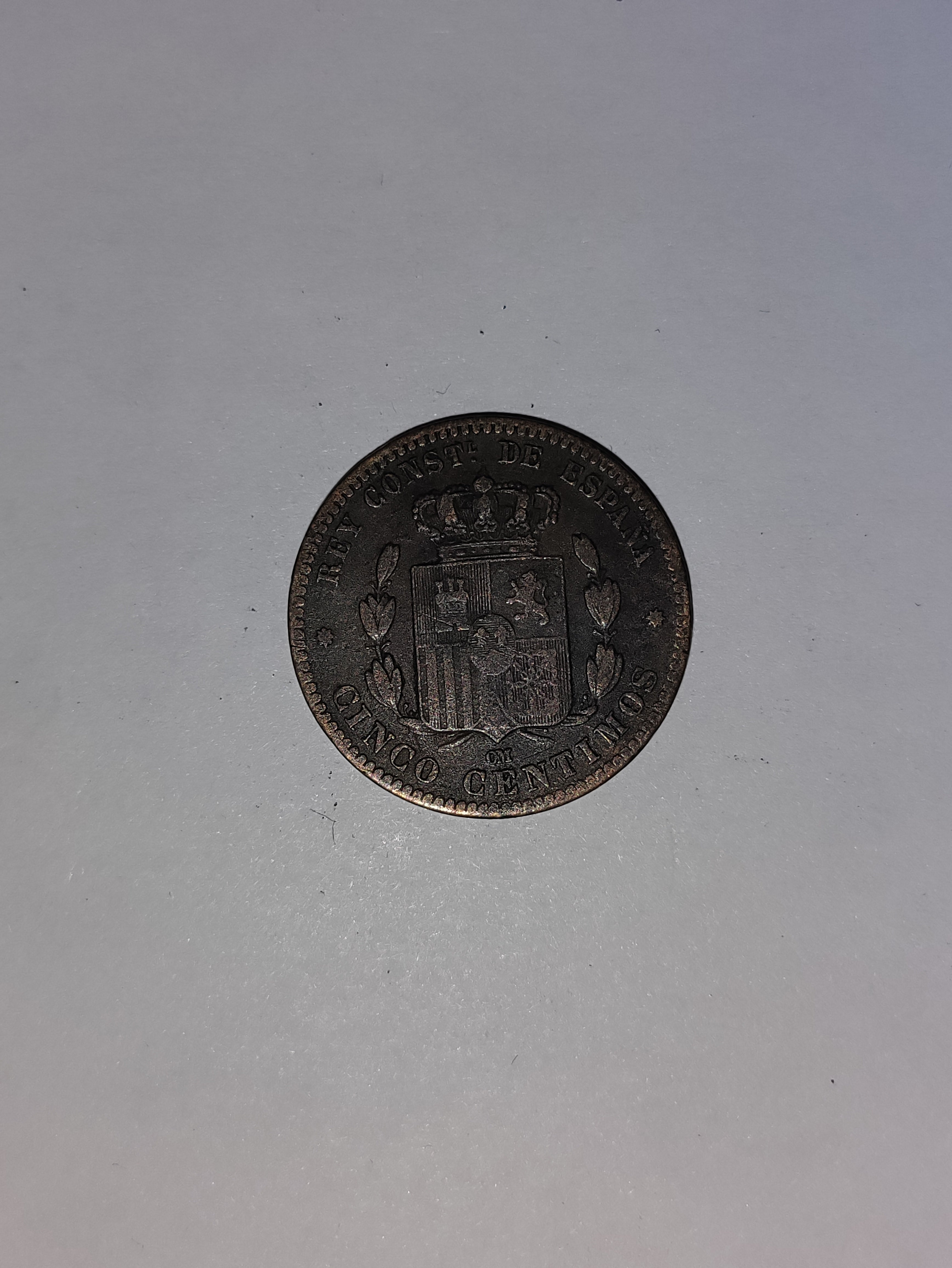 5 Centimos Spain 1879